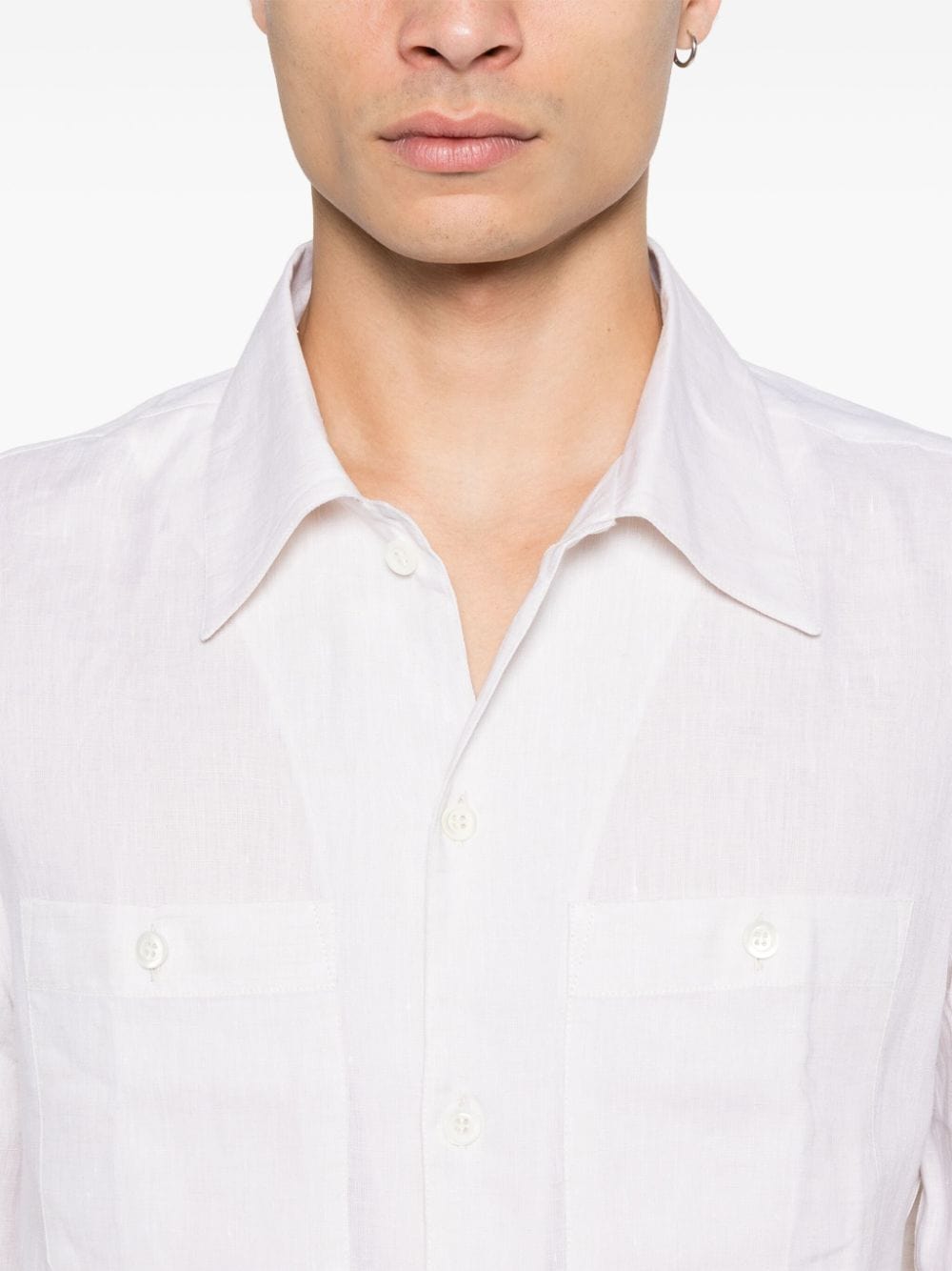 Brunello Cucinelli Slub-Texture Shirt