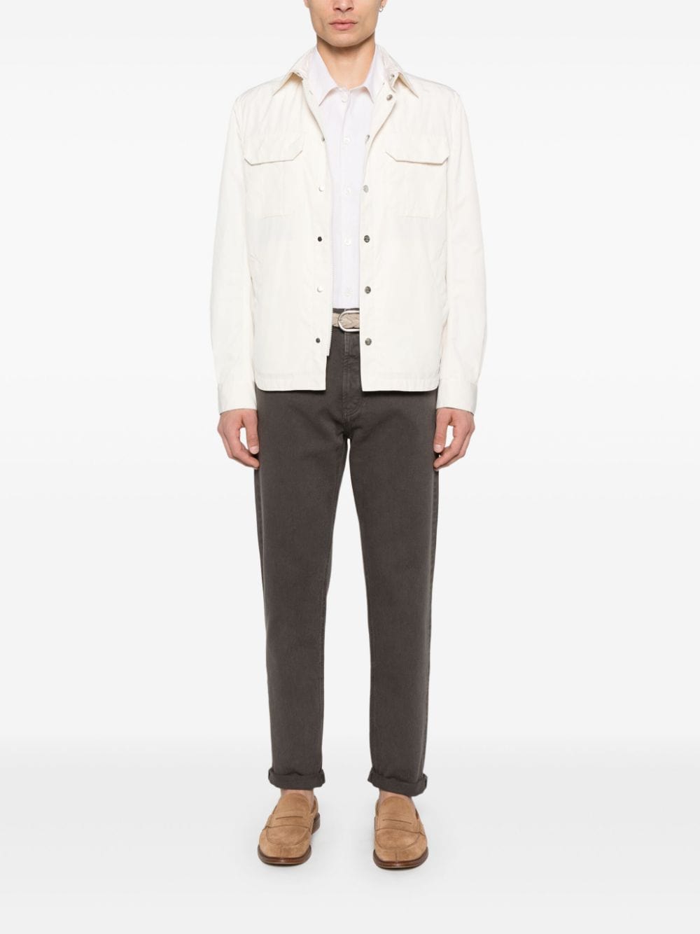 Brunello Cucinelli Slub-Texture Shirt