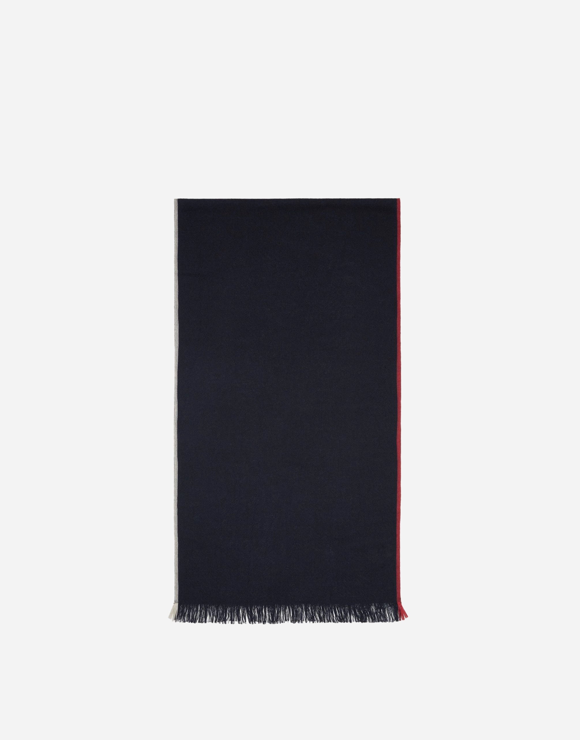 Brunello Cucinelli Solid Border Fringed Scarf