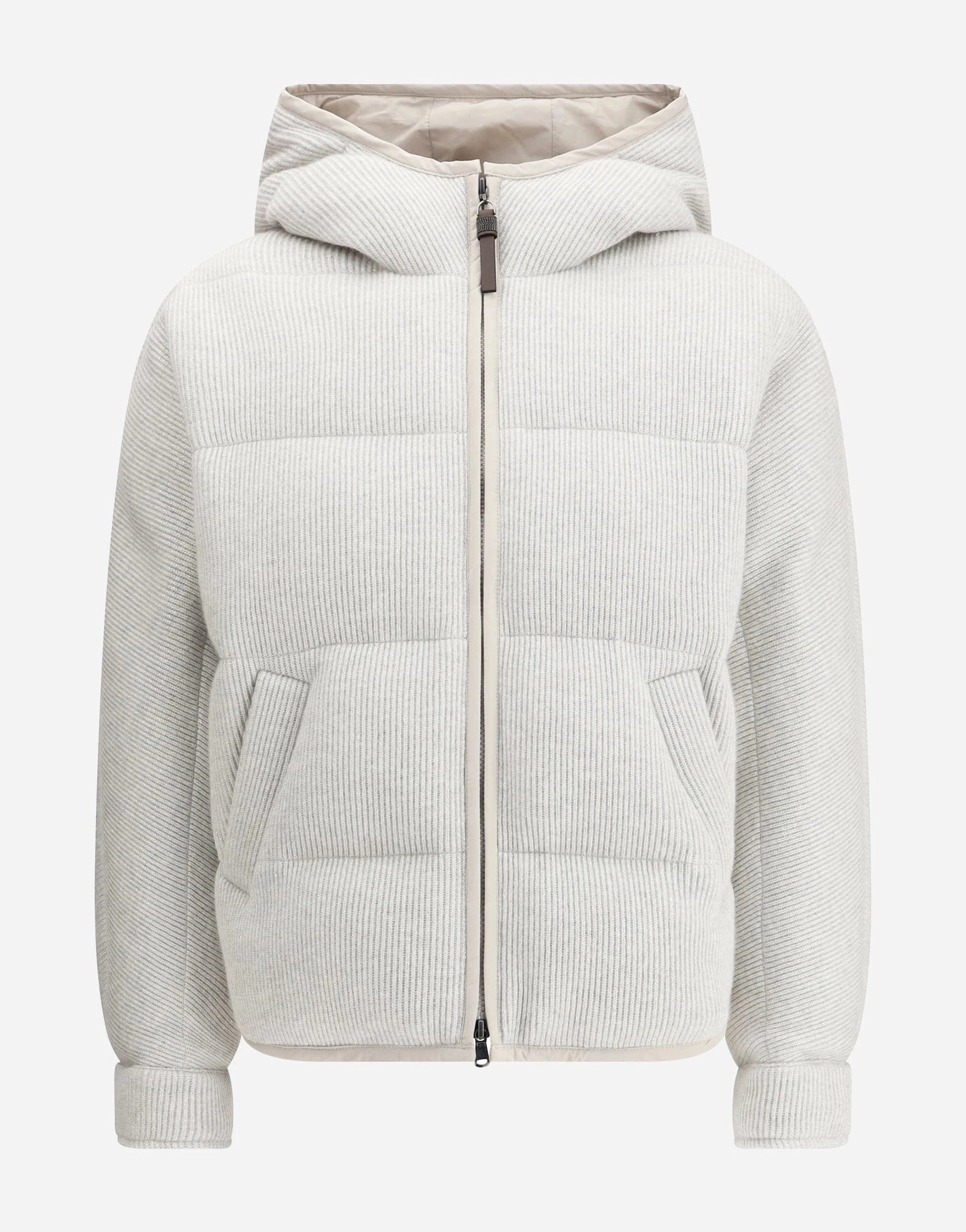 Brunello Cucinelli Sparkling Cashmere Rib Knit Jacket Brunello Cucinelli Sparkling Cashmere Rib Knit Jacket