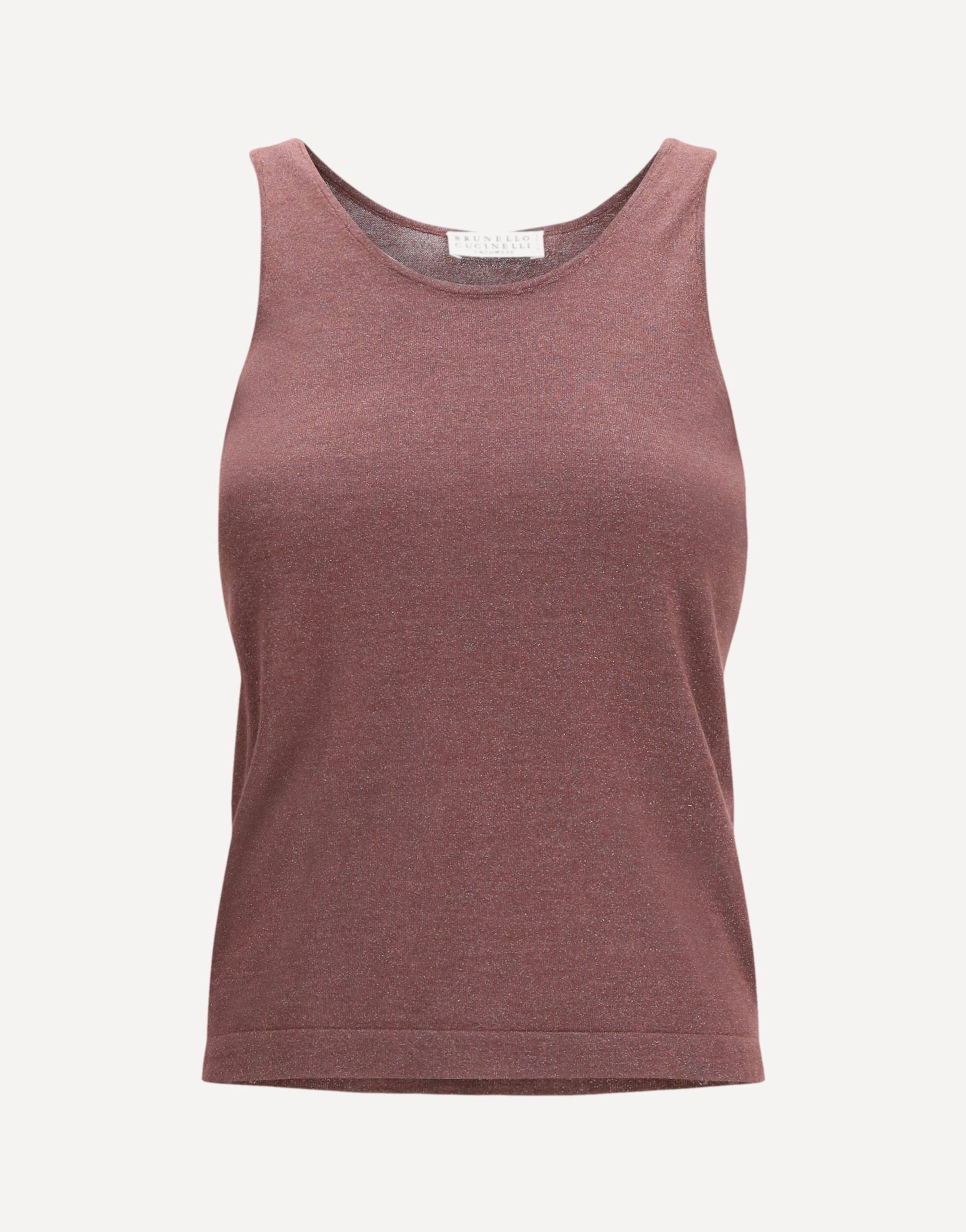 Brunello Cucinelli Sparkling Knit Tank Top