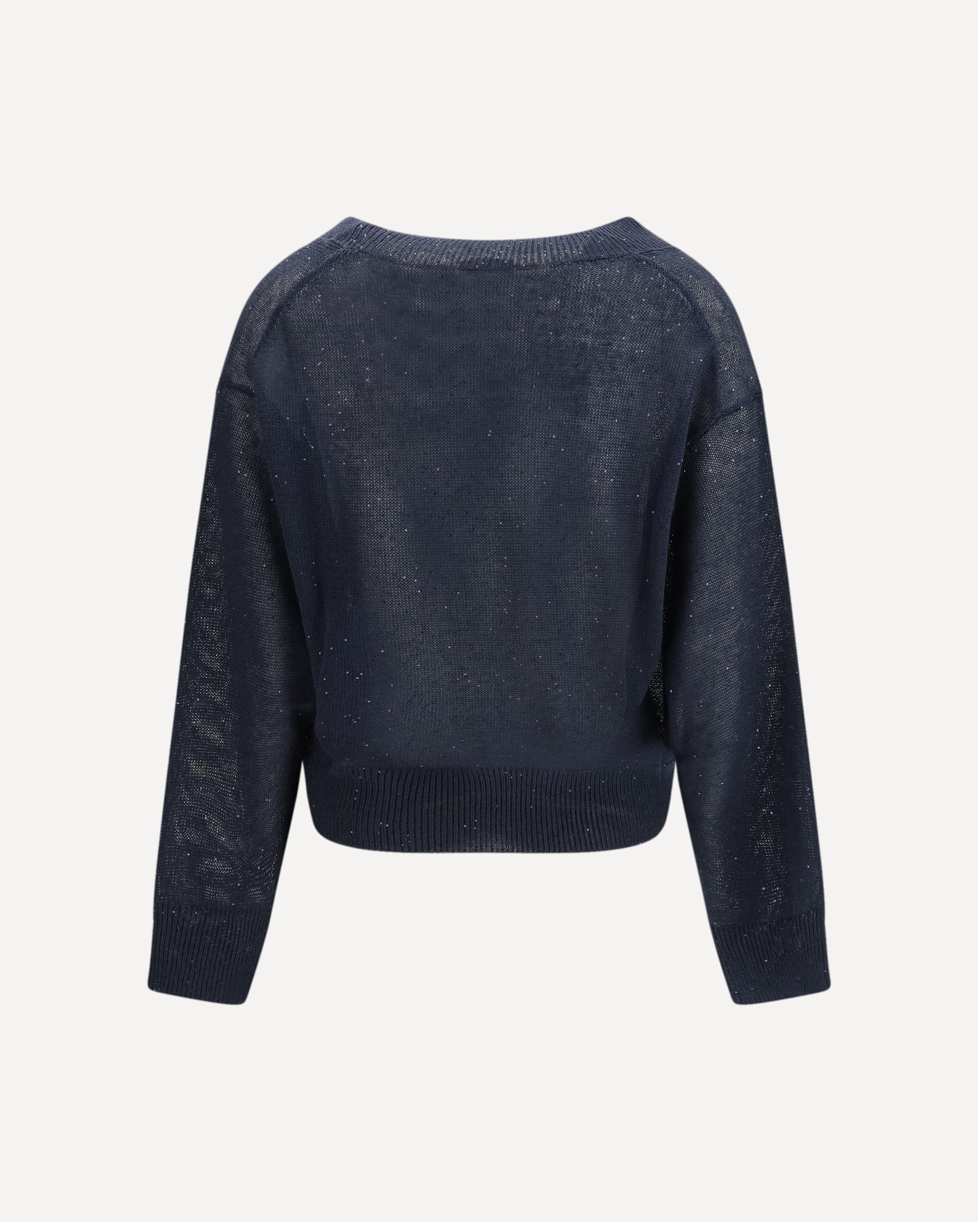 Brunello Cucinelli Sparkling Linen Sweater