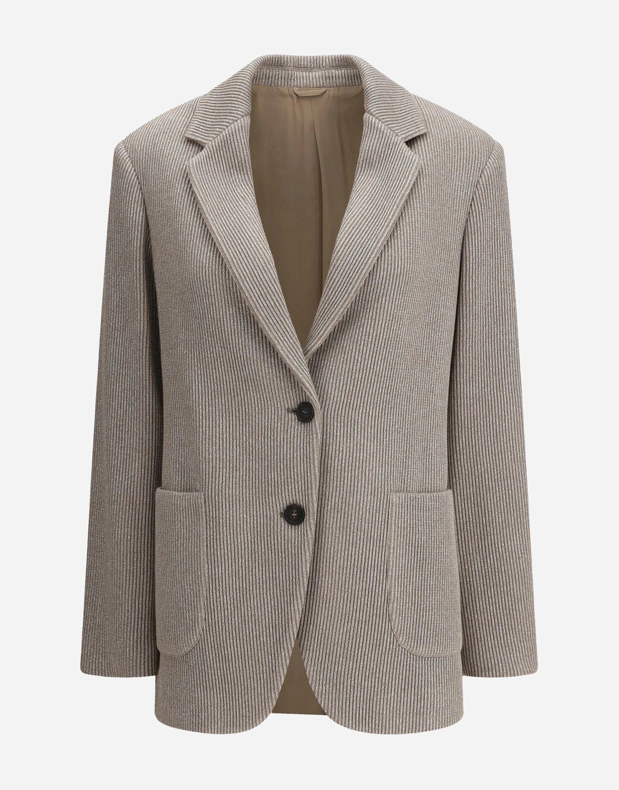 【関税込み】BRUNELLO CUCINELLI Blazer Sparkling Brunello Cucinelli Sparkling Monili Rib Knit Blazer