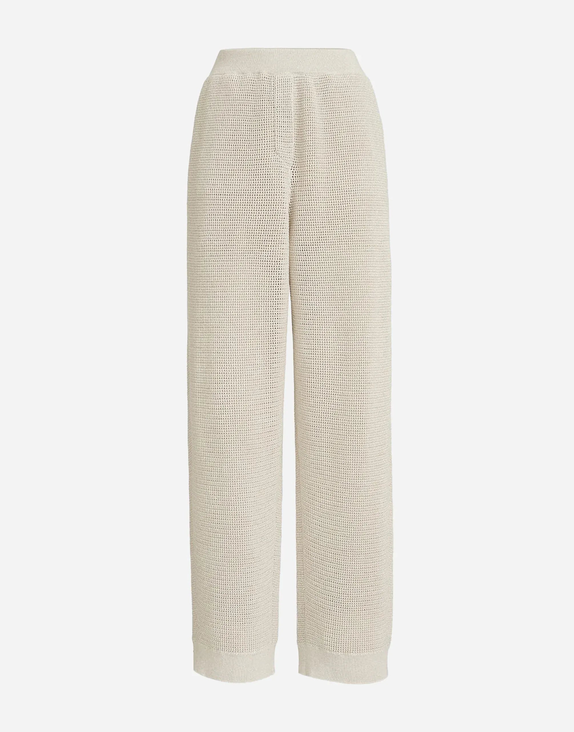 Brunello Cucinelli Sparkling Net Knit Trousers