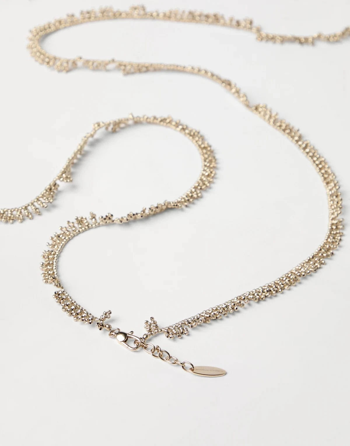 Brunello Cucinelli Sterling Silver Knotted Bracelet