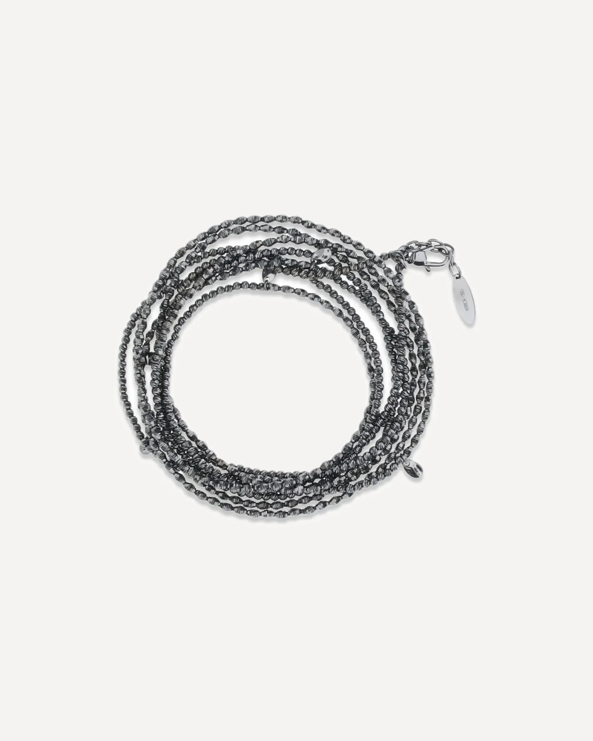 Brunello Cucinelli Sterling Silver Wrap Bracelet - alternate view
