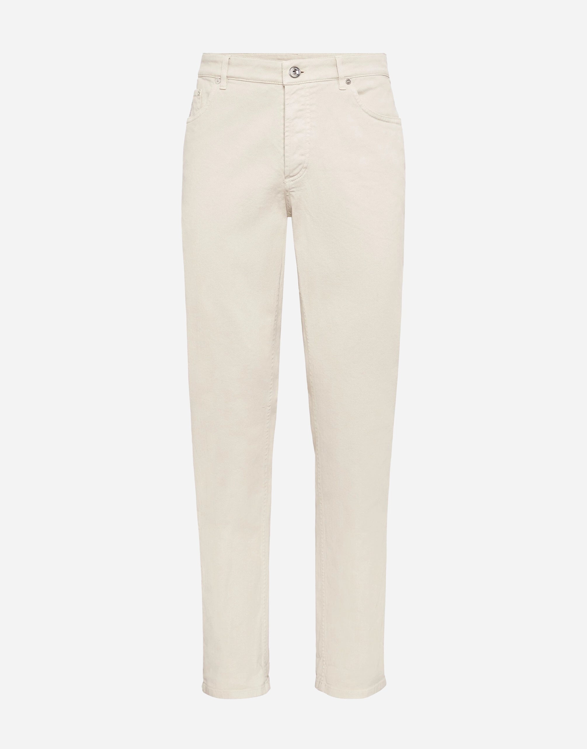 Brunello Cucinelli Straight-Leg Stretch-Cotton Pants