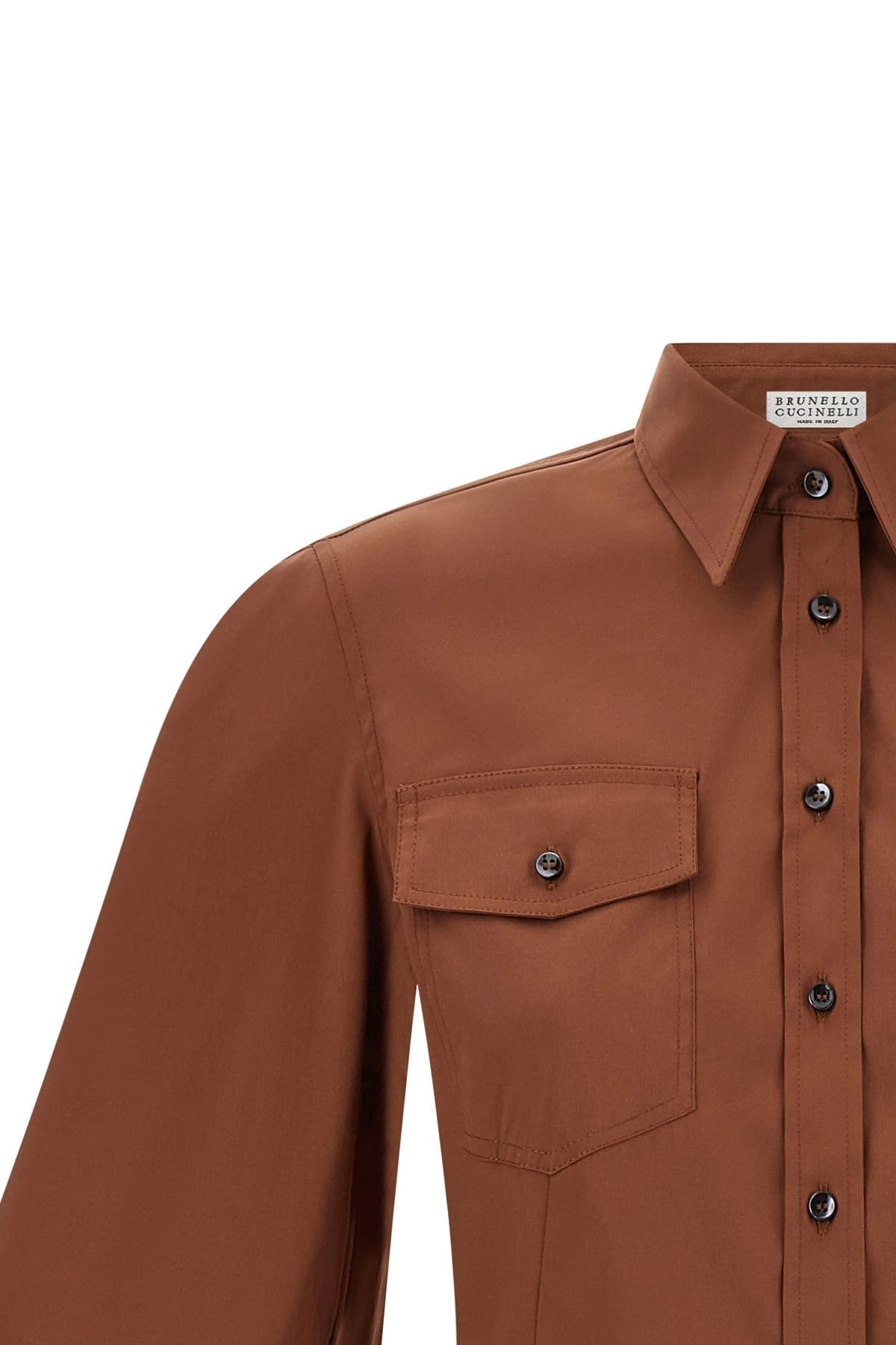 Brunello Cucinelli Brunello Cucinelli Stretch Cotton Poplin Shirt