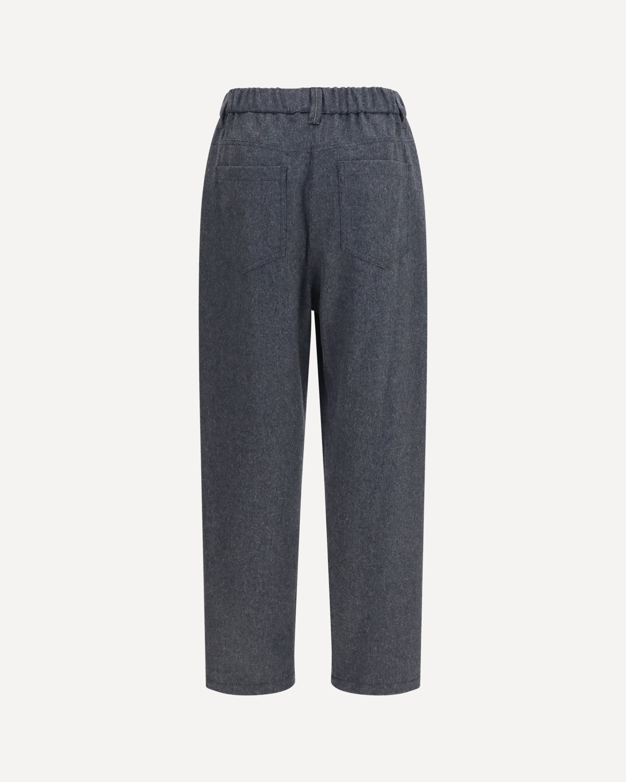Brunello Cucinelli Brunello Cucinelli Stretch Wool Pants With Monili