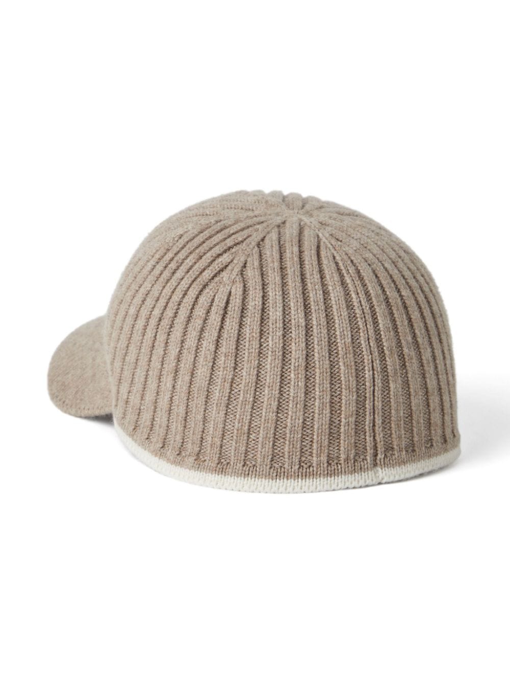 Brunello Cucinelli Stripe-Detail Knitted Cap