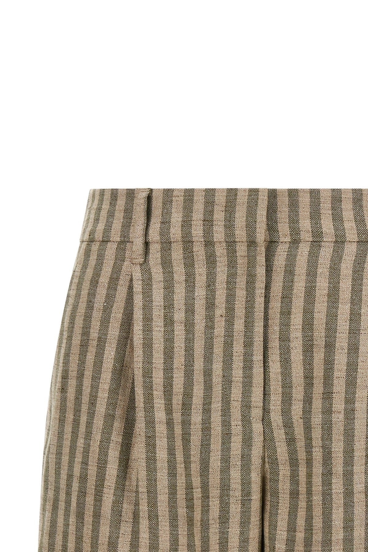 Brunello Cucinelli Striped Bermuda Shorts