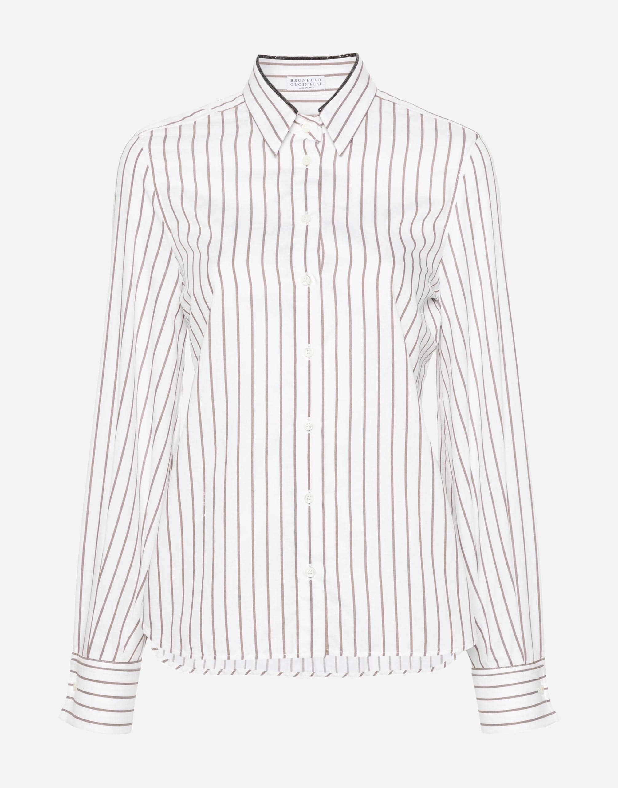 Brunello Cucinelli Striped Cotton Shirt