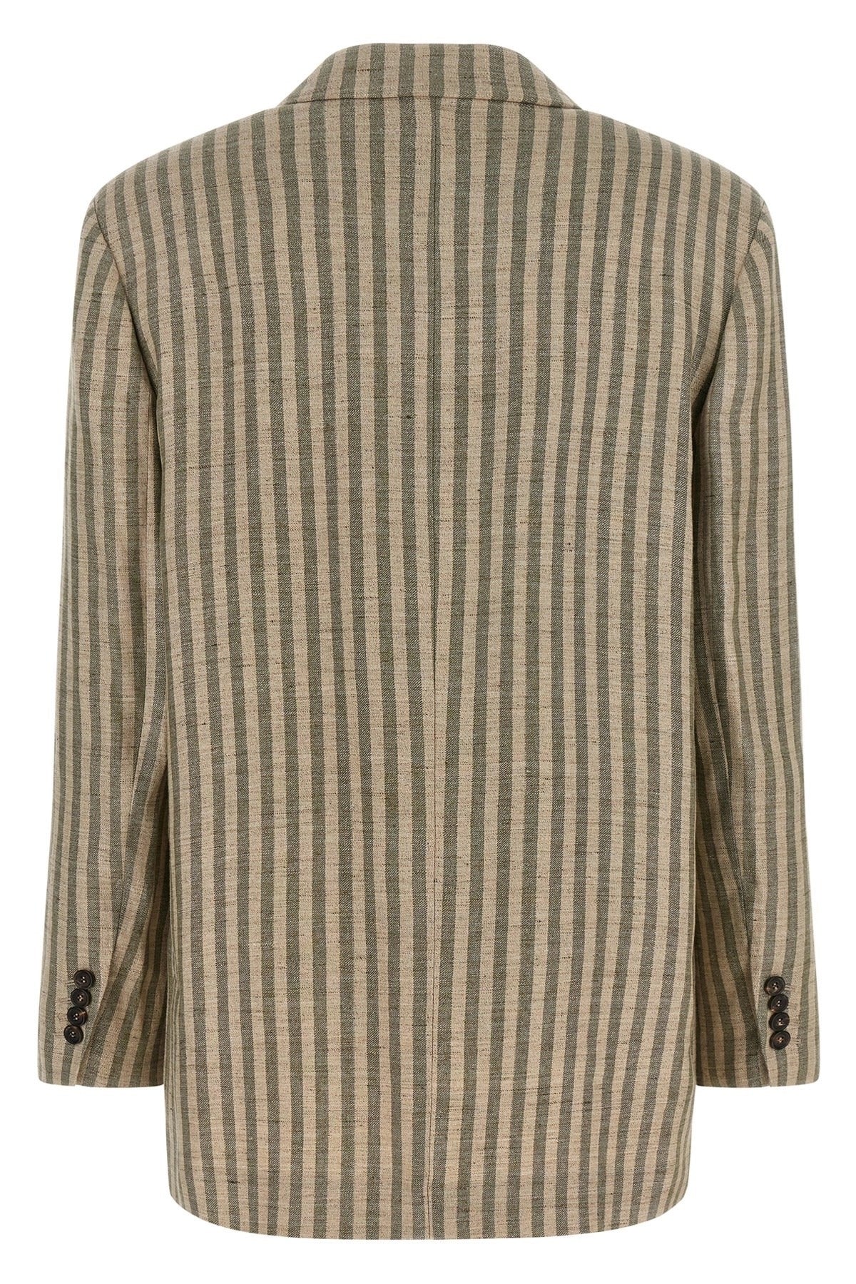 Brunello Cucinelli ストライプ リネンブレンド ブレザー | Sendegaro JP