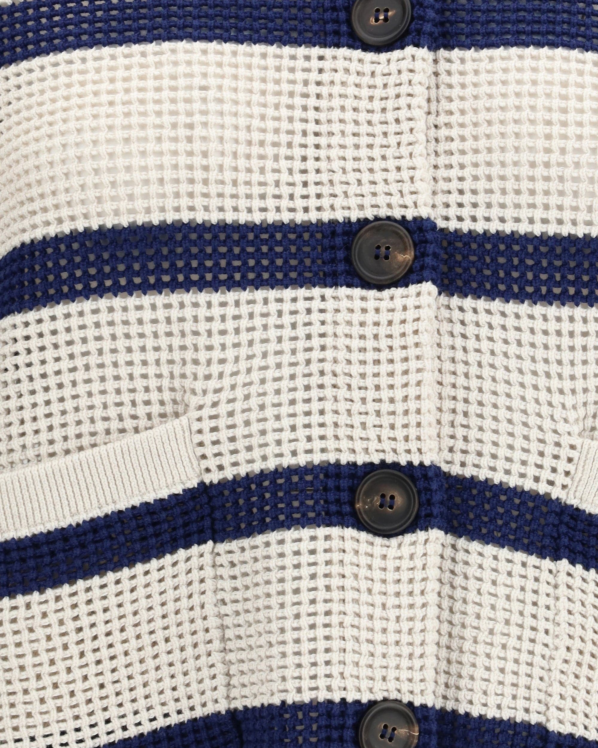 Casablanca ストライプメッシュカーディガン M Brunello Cucinelli ストライプメッシュカーディガン | Sendegaro JP