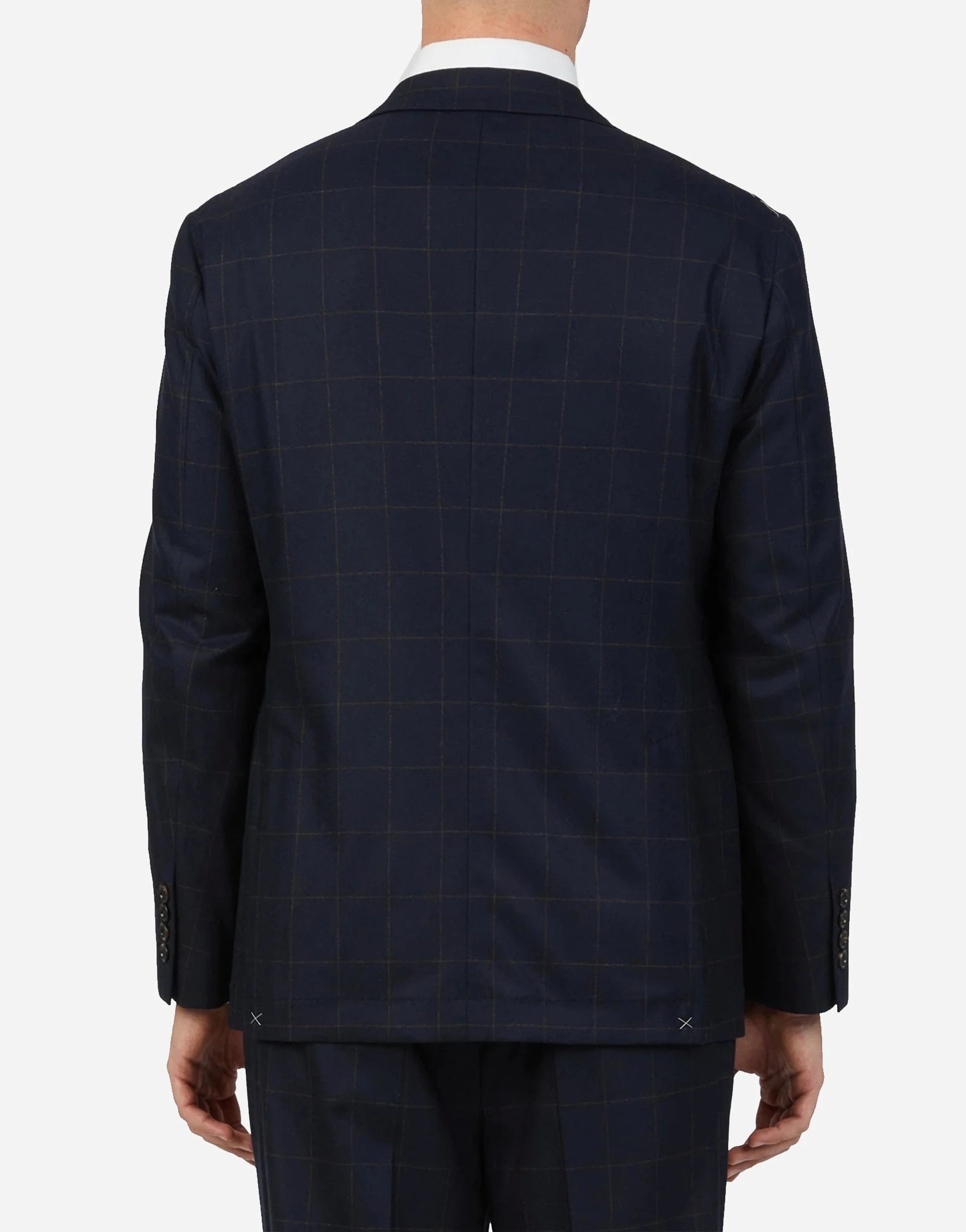 Brunello Cucinelli Striped Wool Blend Suit