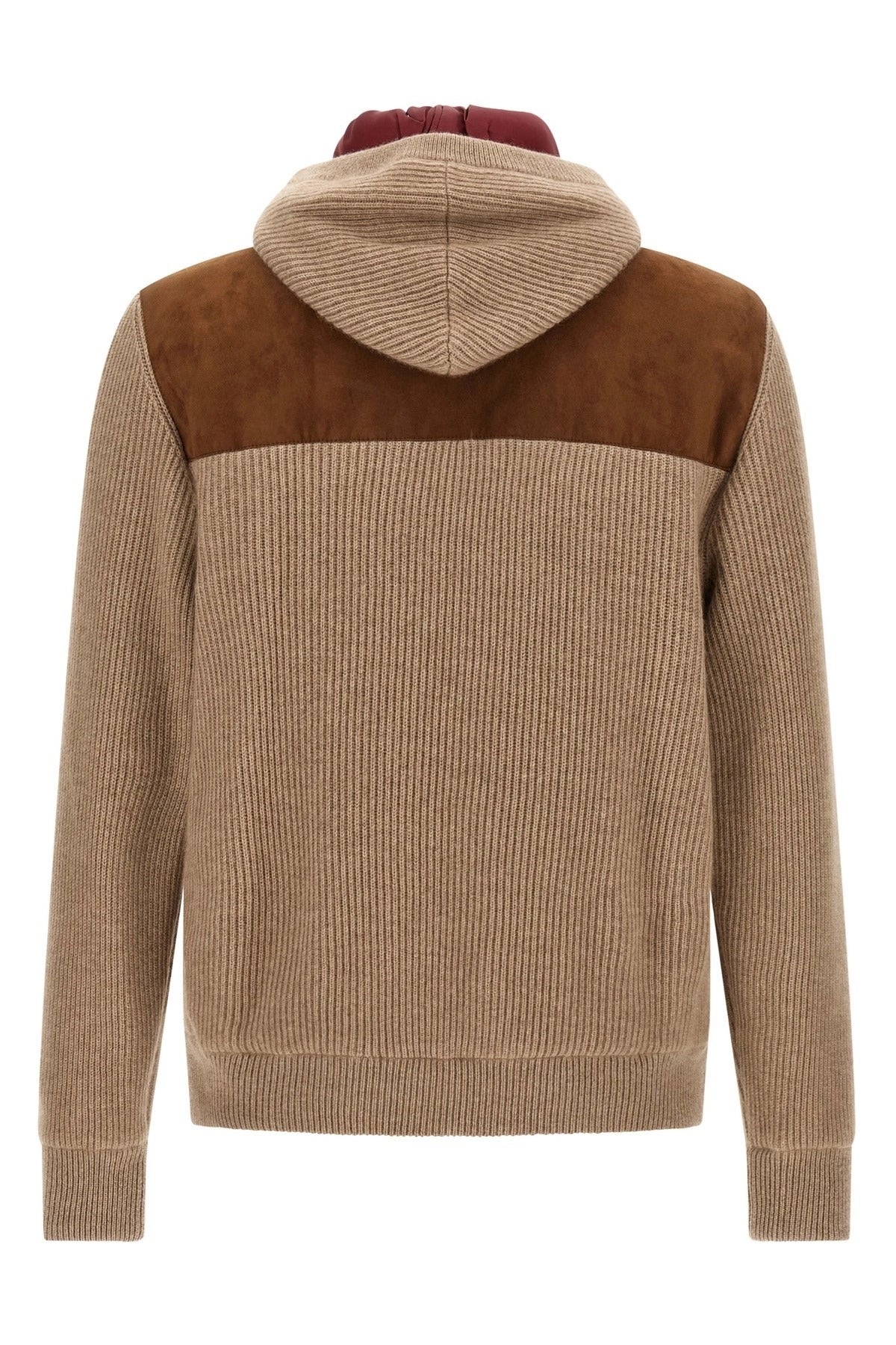 Brunello Cucinelli Suede And Cashmere Bomber Jacket