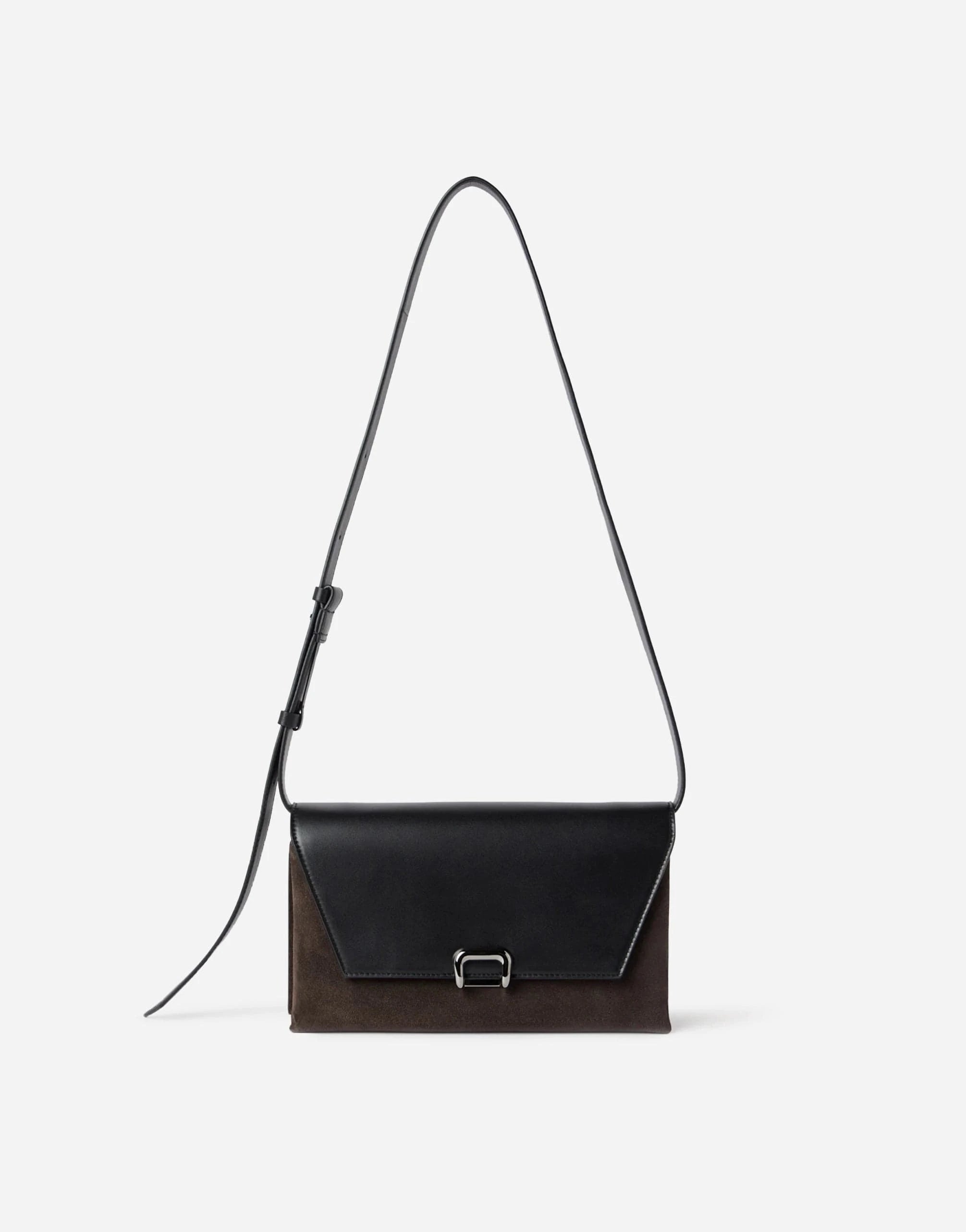 ショルダーバッグ・ポシェット BRUNELLO CUCINELLI Suede shoulder bag Corvino Brunello Cucinelli Suede And Leather Sartorial Bag