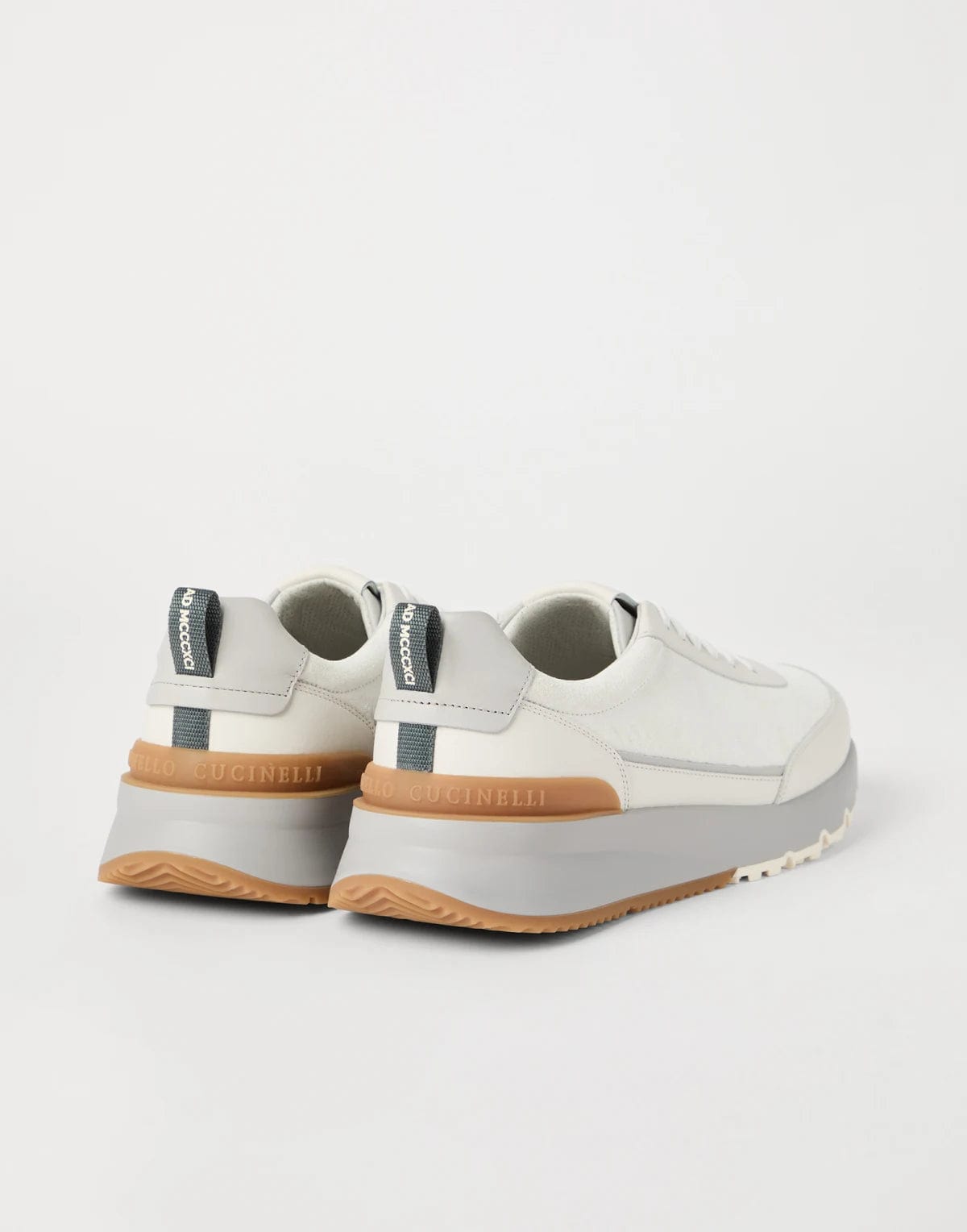 Brunello Cucinelli Suede And Leather Sneakers