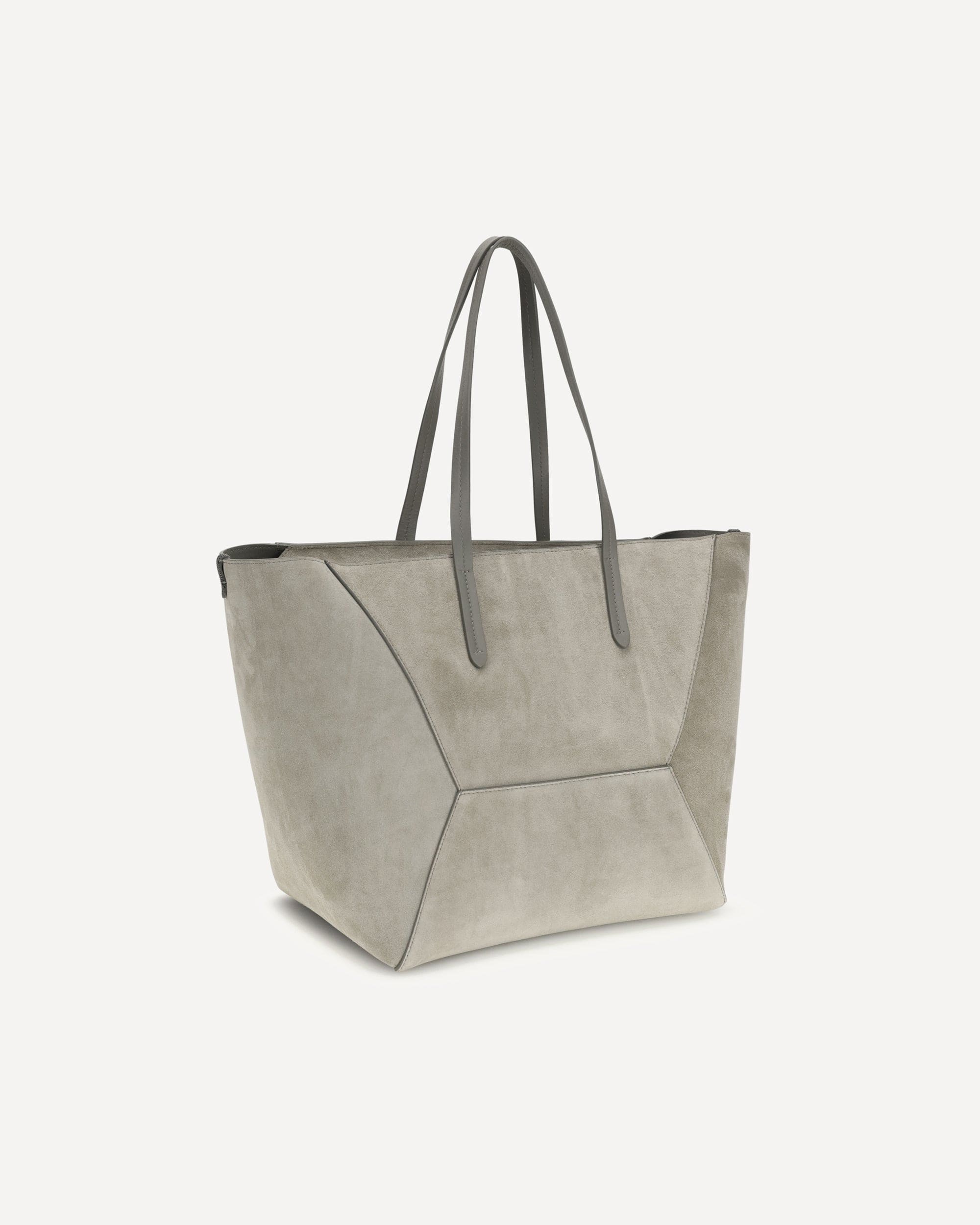 Brunello Cucinelli Suede Bc Tote Bag