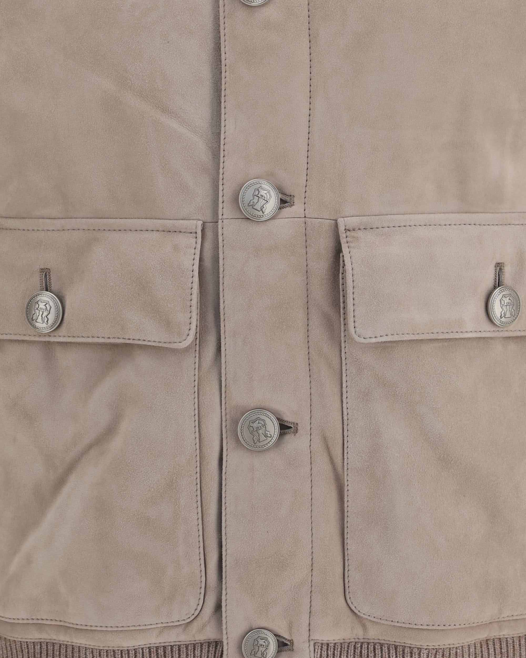 Brunello Cucinelli Brunello Cucinelli Suede Cashmere Jacket