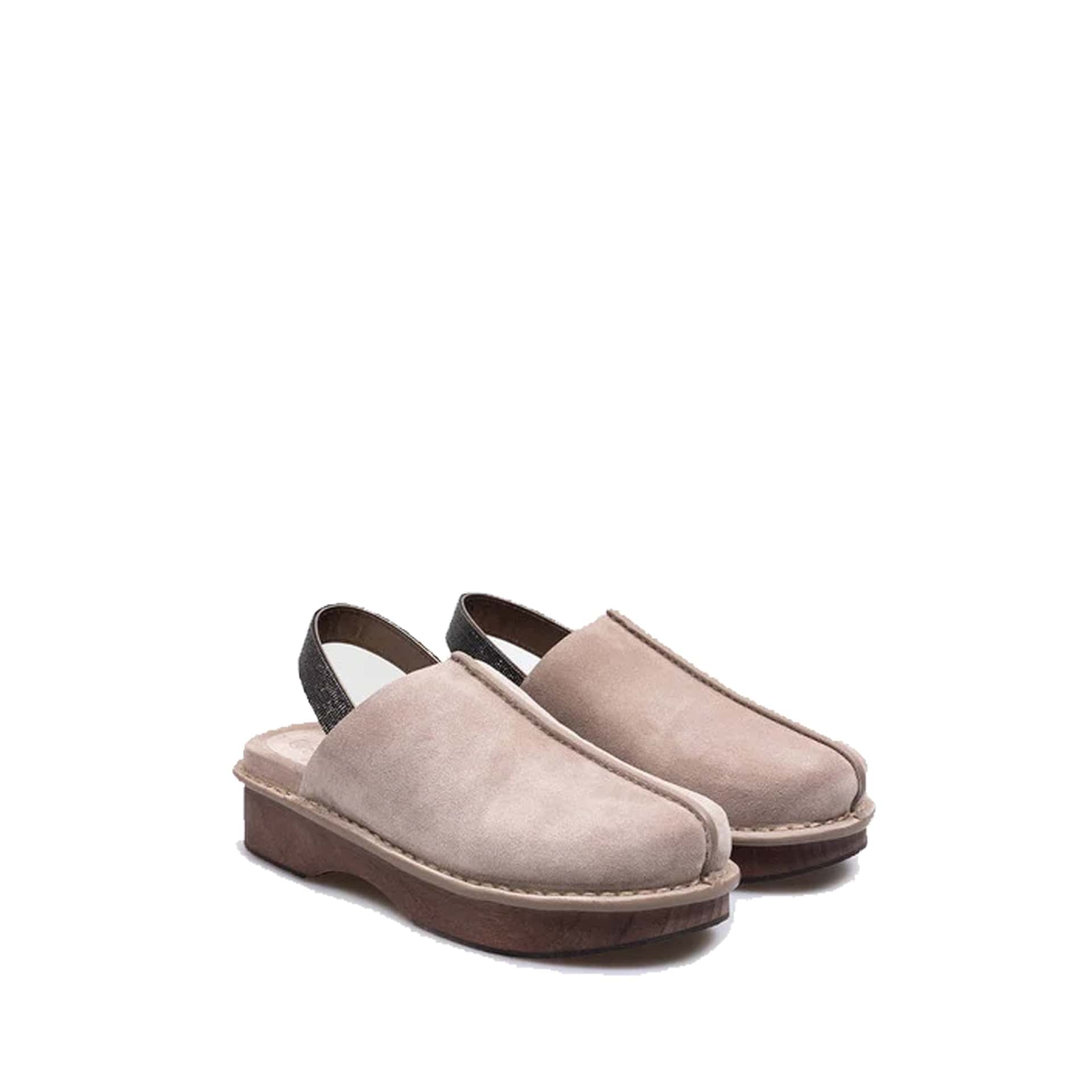 Brunello Cucinelli Brunello Cucinelli Suede Clogs Mules