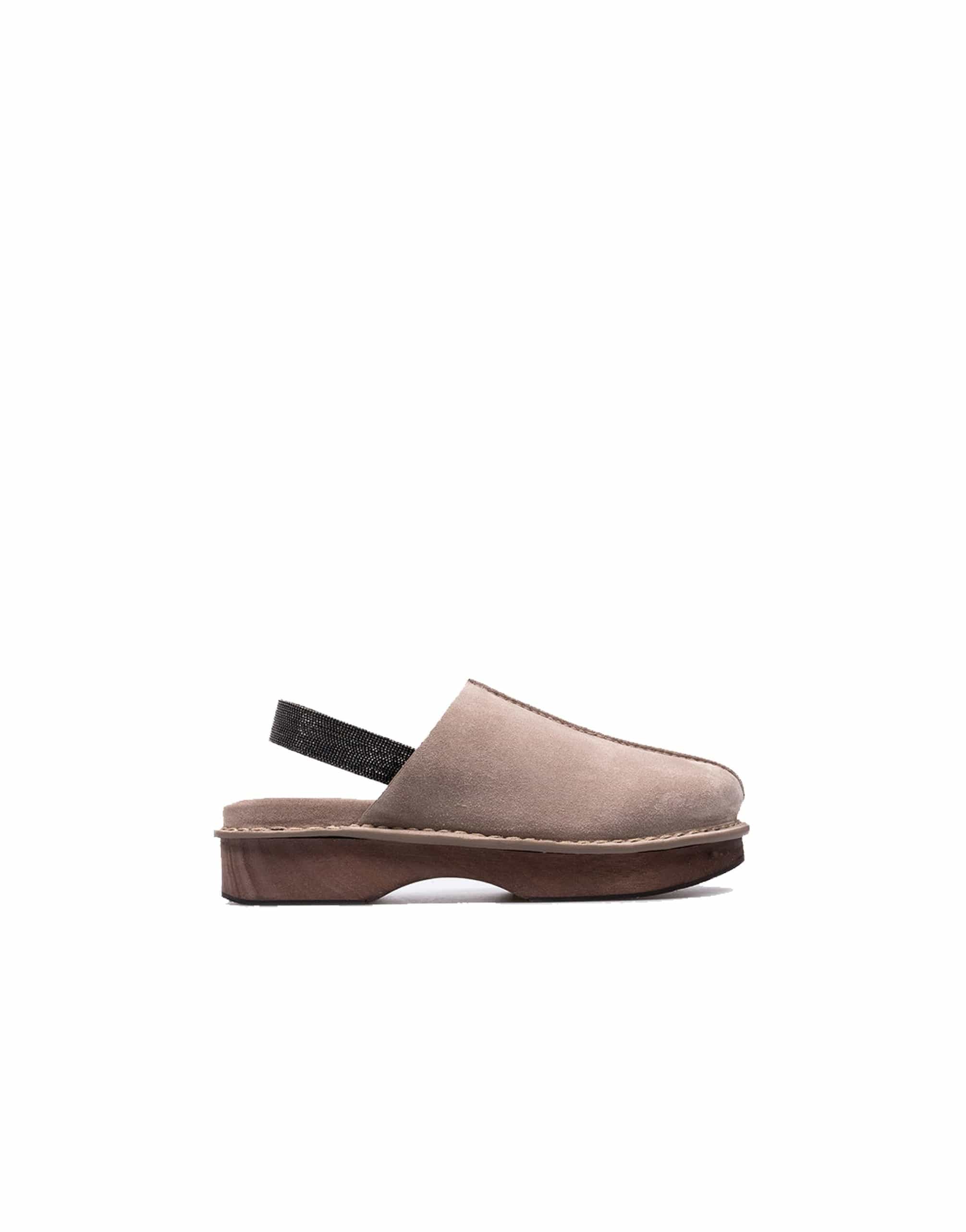Brunello Cucinelli Brunello Cucinelli Suede Clogs Mules