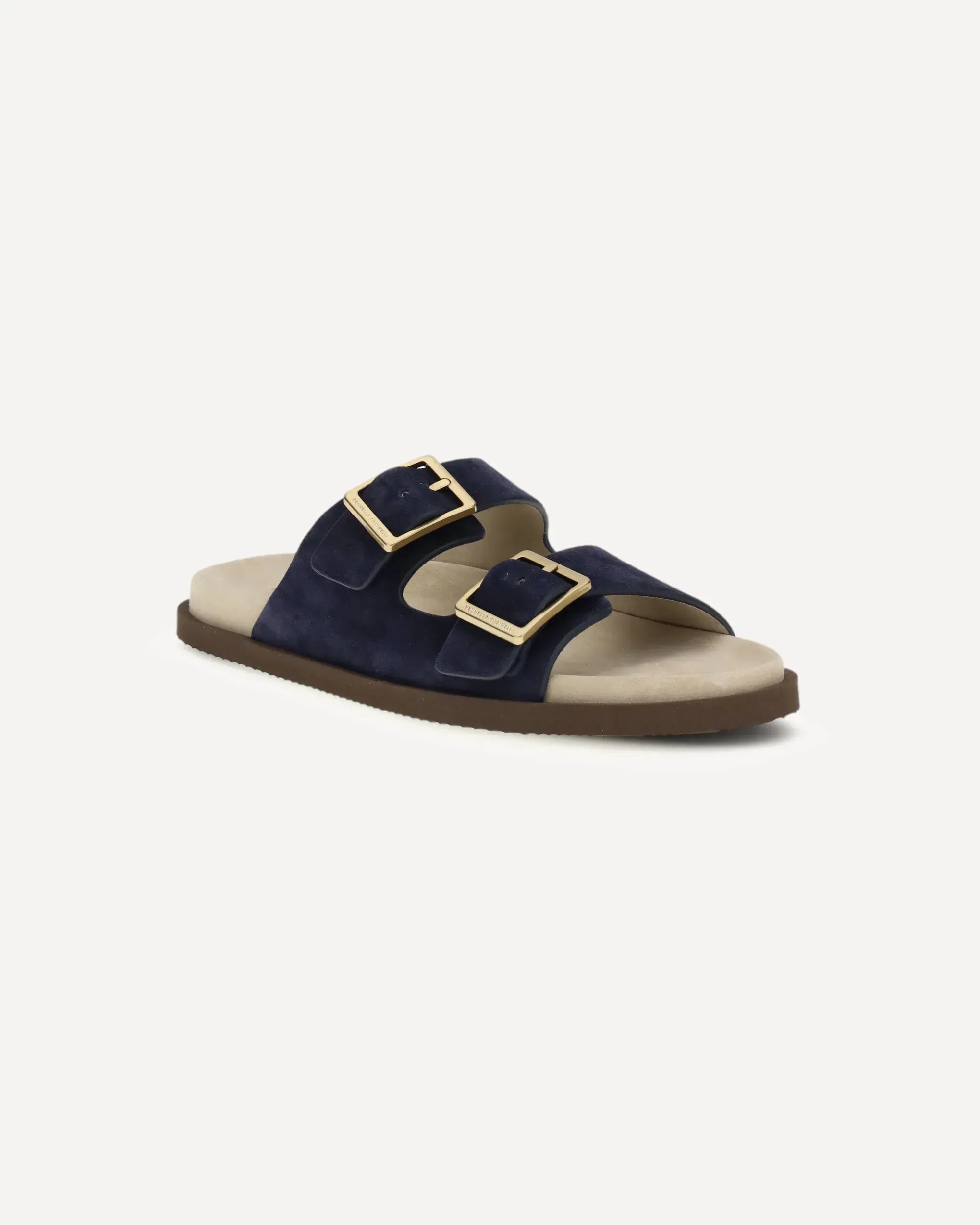 Suede Double-Strap Sandals - alternate view