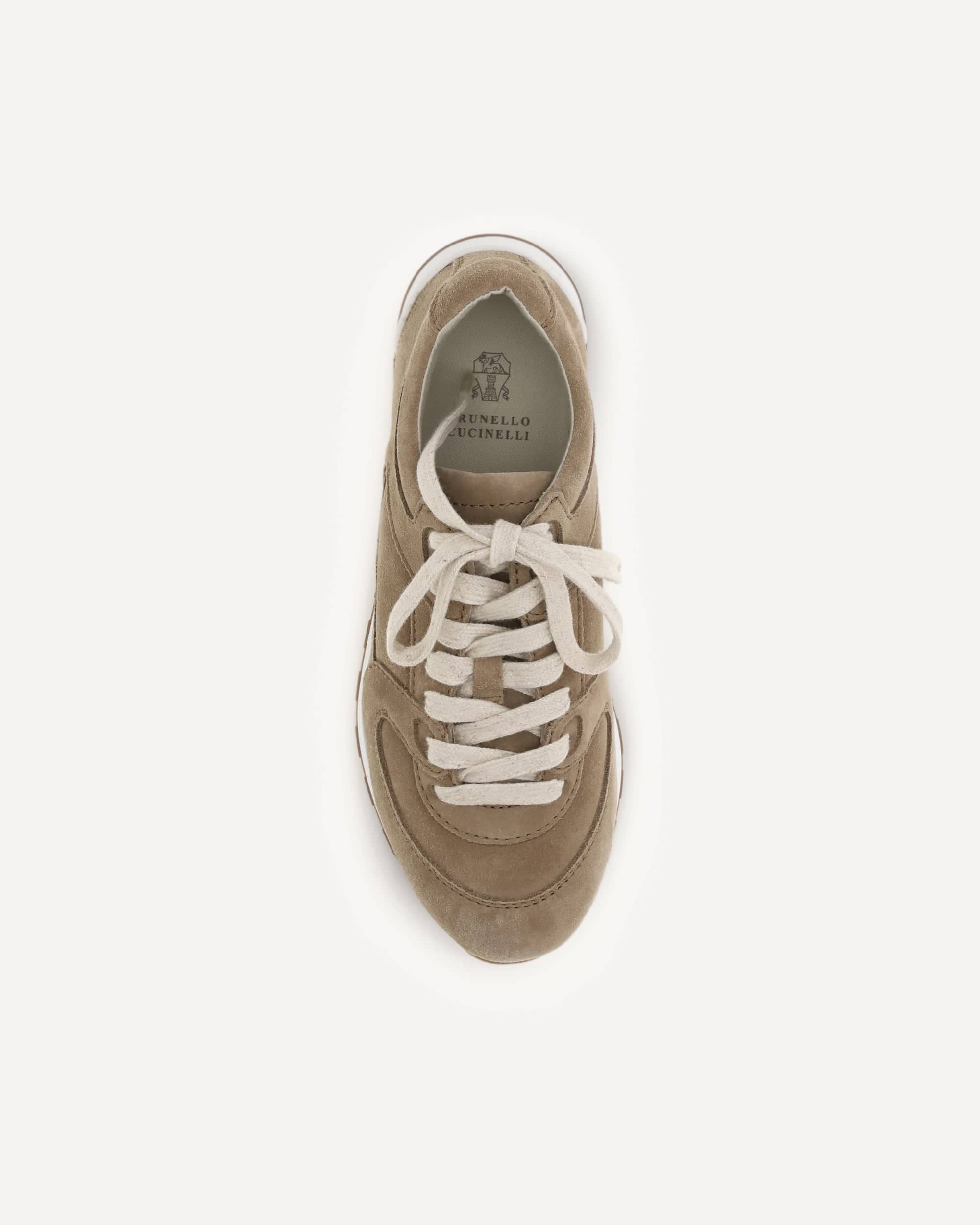 Brunello Cucinelli Suede Lace-Up Sneakers