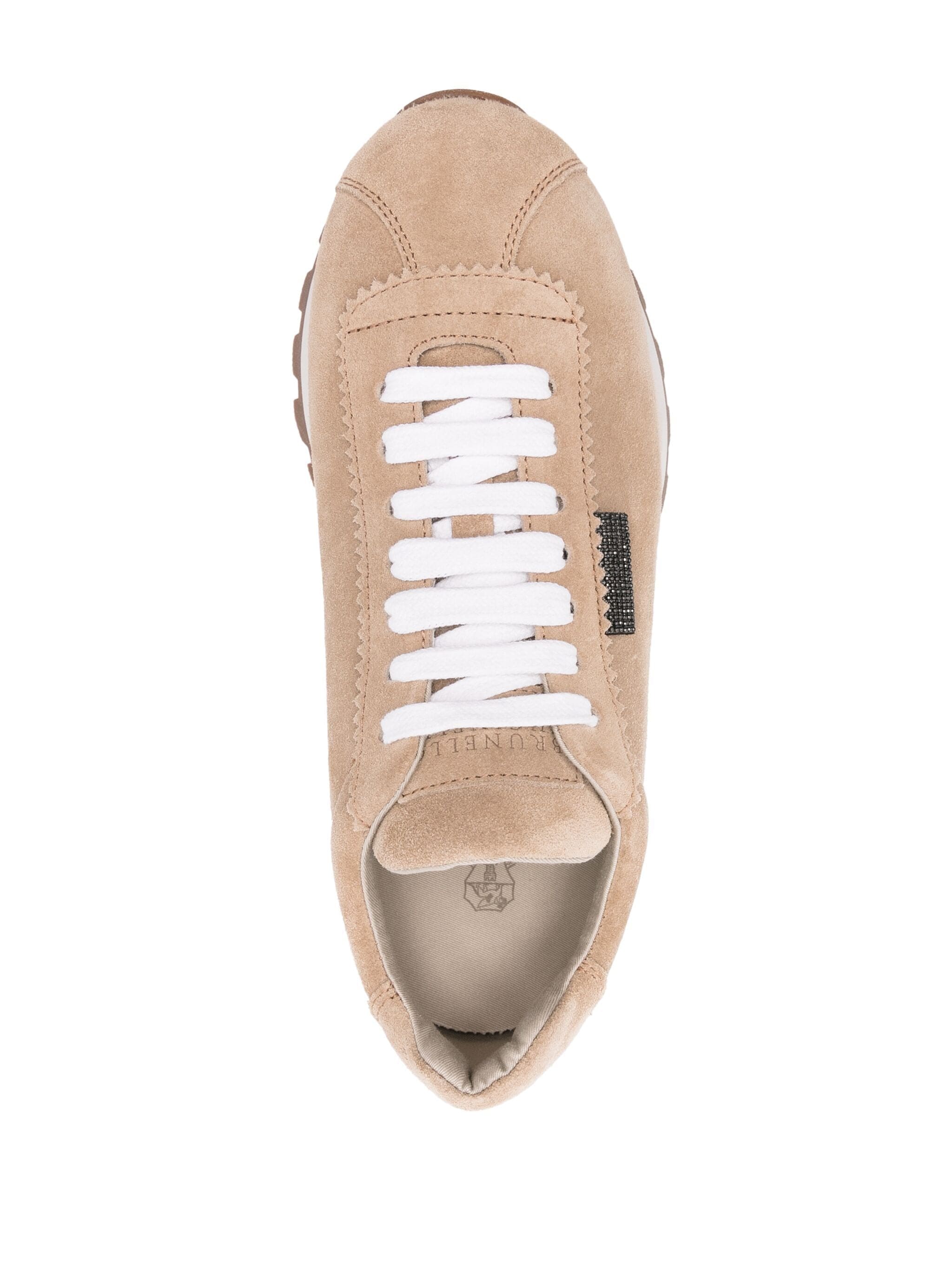 Brunello Cucinelli Suede Lace-Up Sneakers