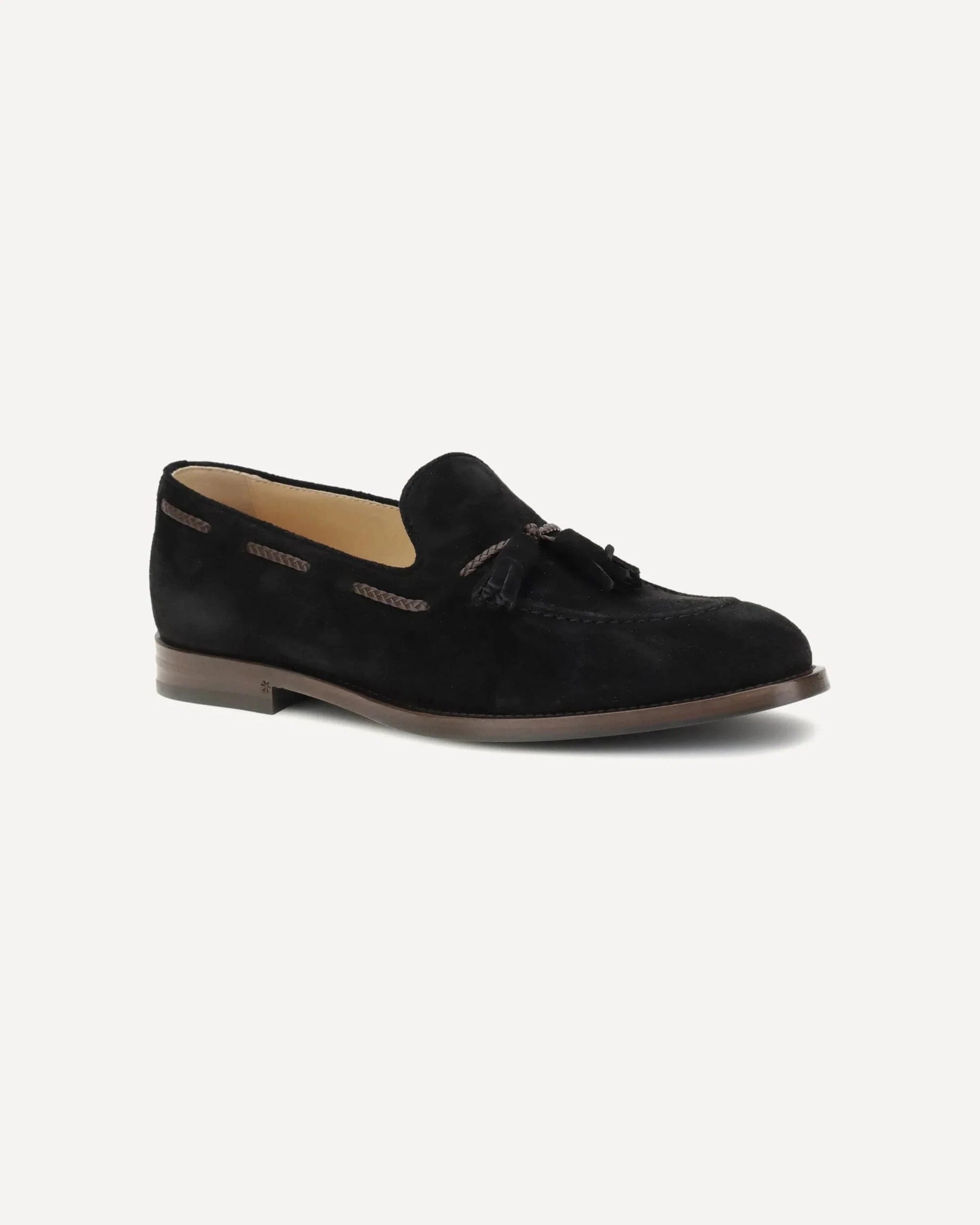 Brunello Cucinelli Suede Loafers With Tassels