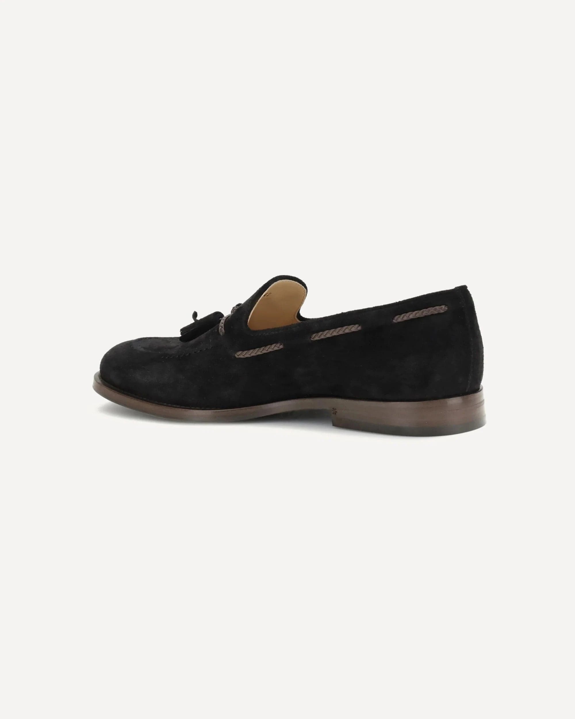 Brunello Cucinelli Suede Loafers With Tassels