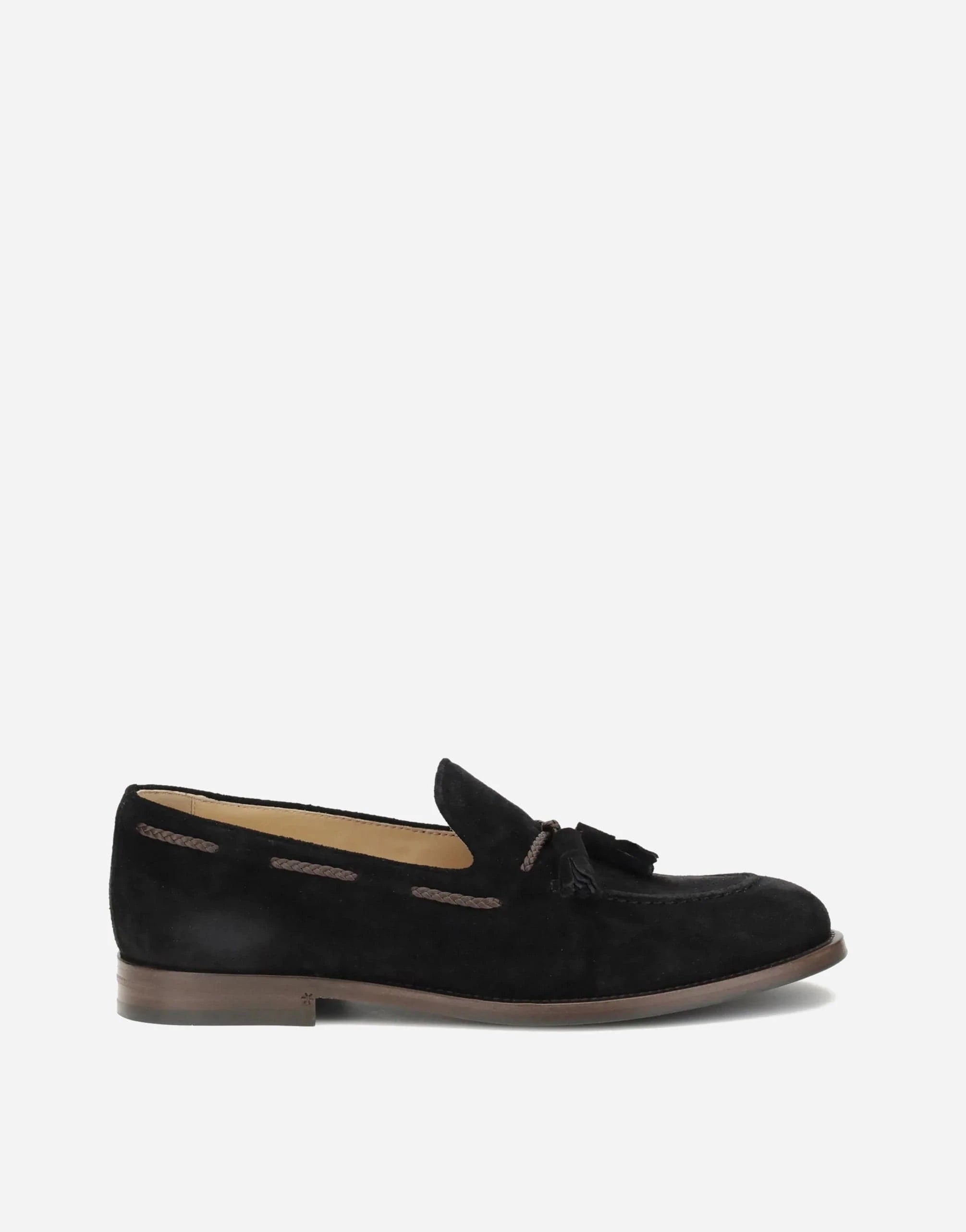 Brunello Cucinelli Suede Loafers With Tassels