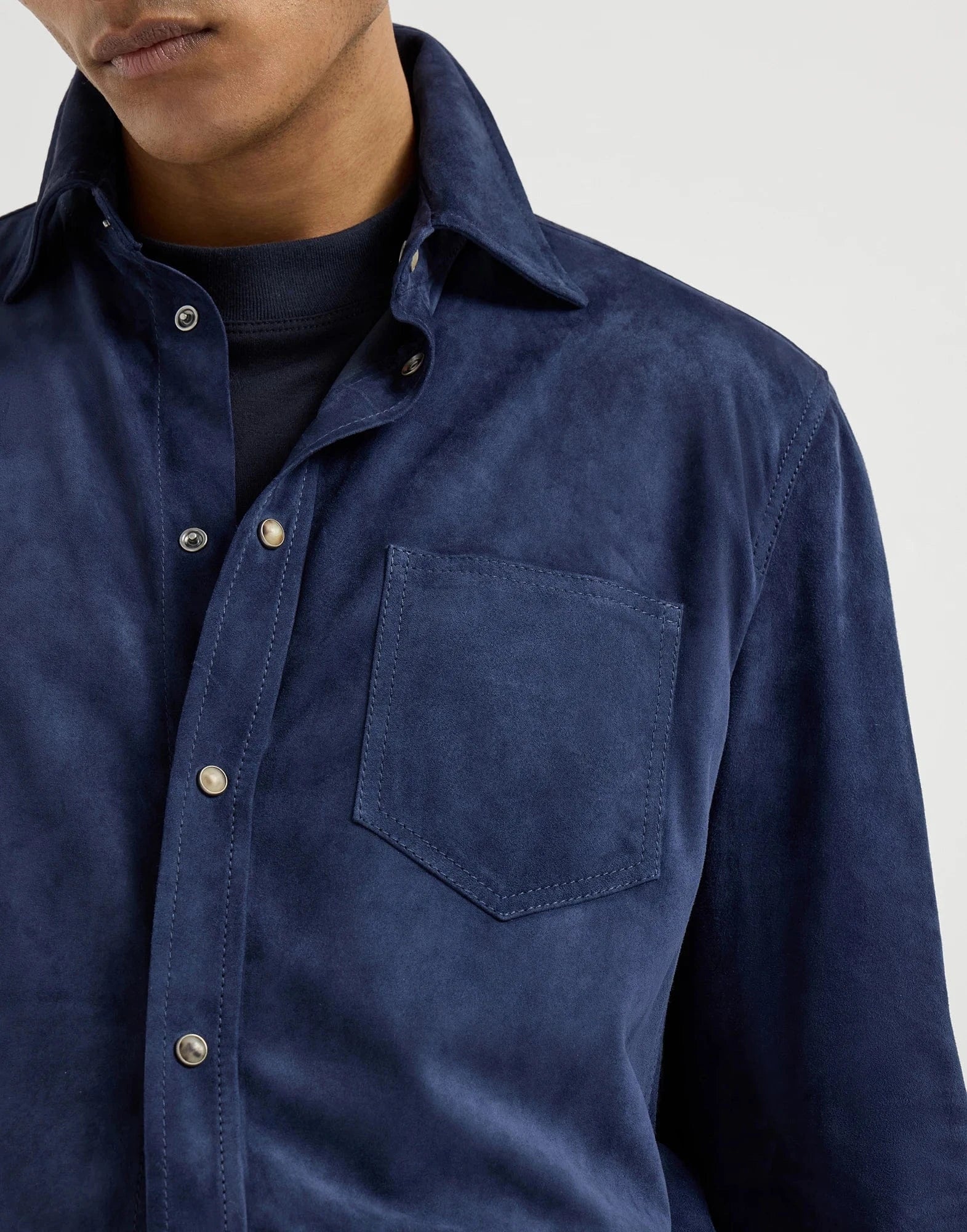 Brunello Cucinelli Suede Overshirt | Sendegaro BR