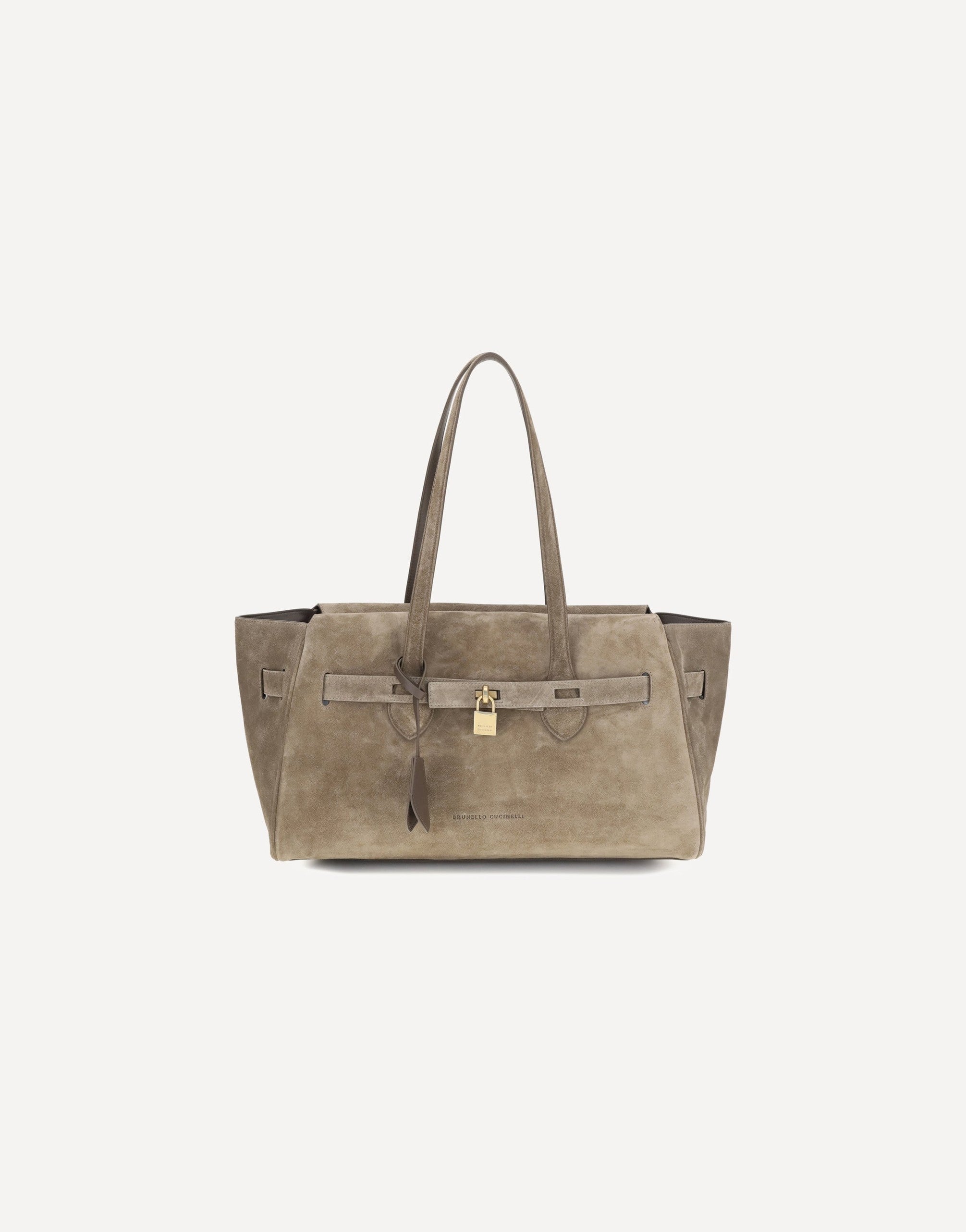 Brunello Cucinelli Suede Shoulder Bag