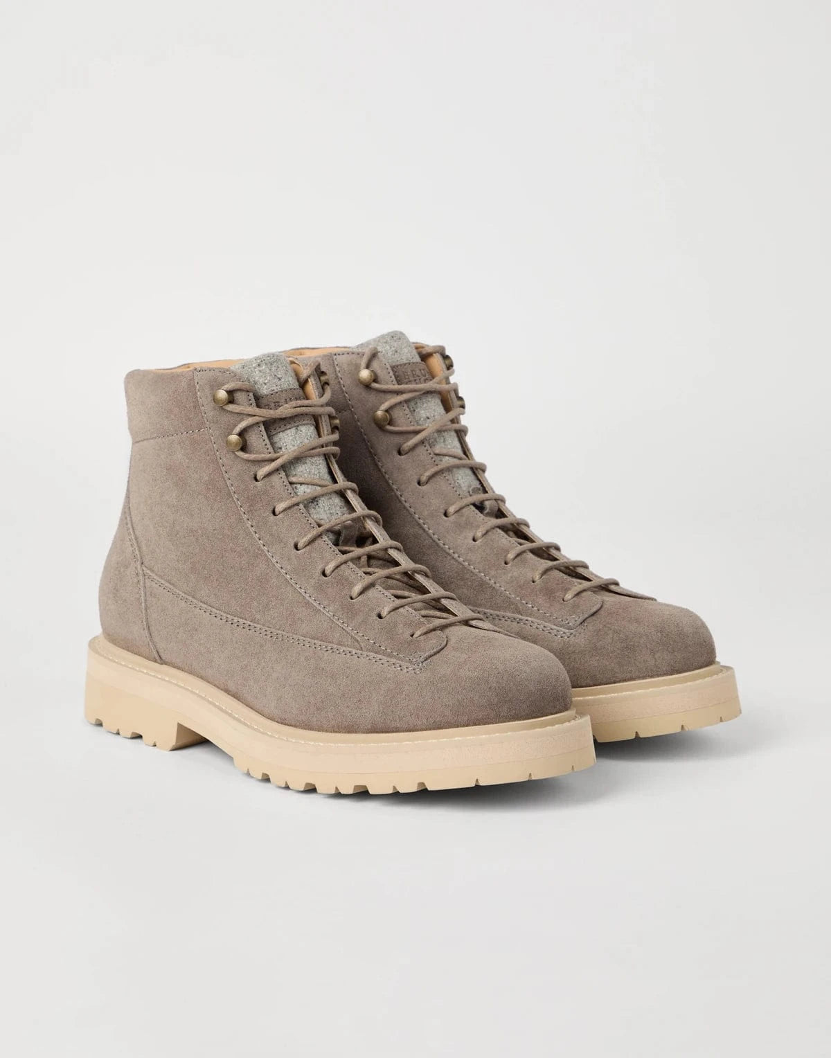 Brunello Cucinelli Suede Urban Outdoor Boots