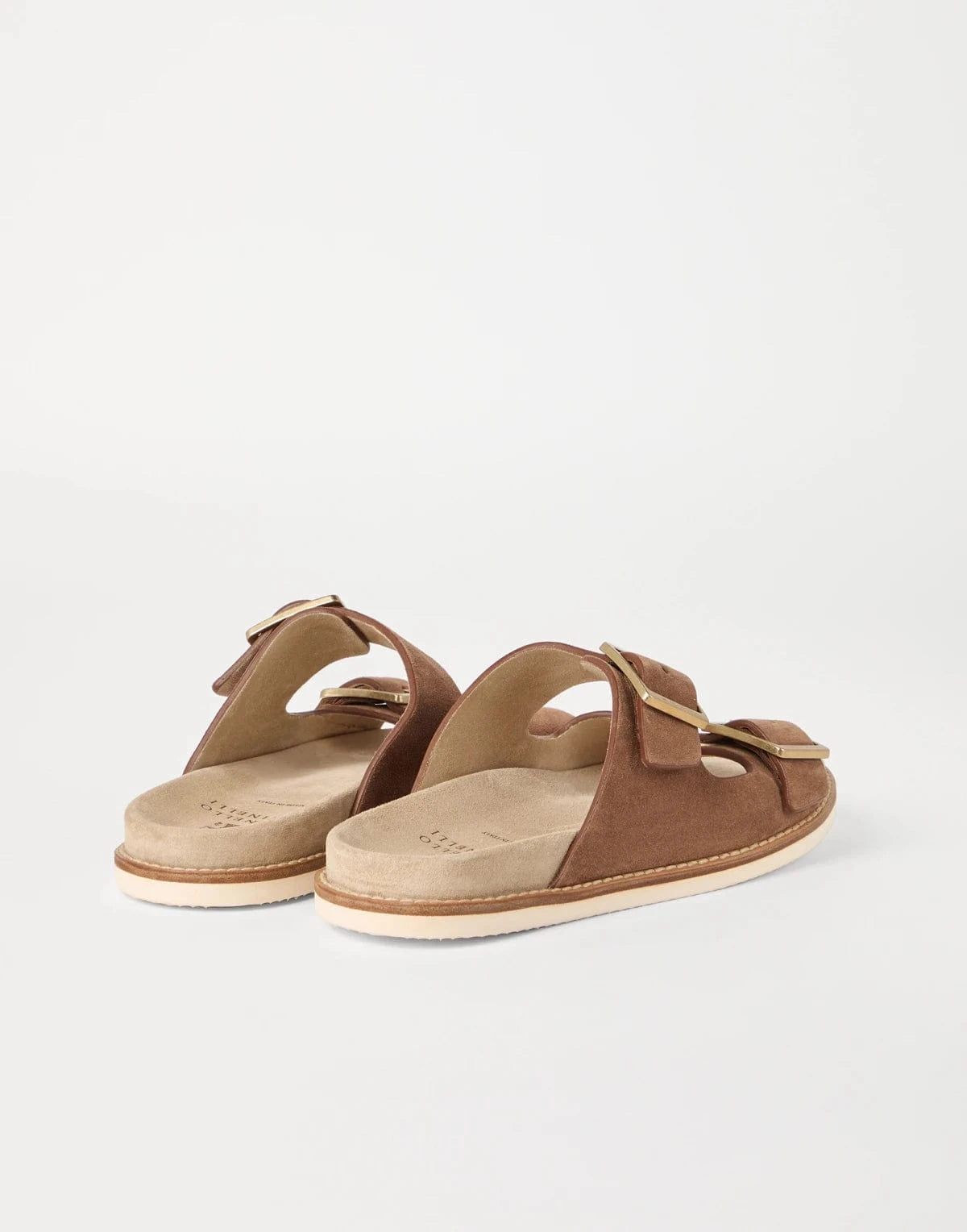 Brunello Cucinelli Suede Urban Slides
