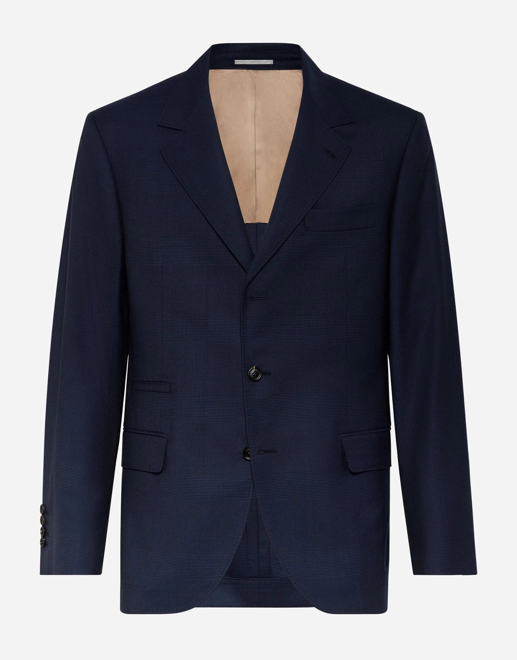 Brunello Cucinelli Super 150s Wool Prince Of Wales Blazer Brunello Cucinelli Super 150s Wool Prince Of Wales Blazer