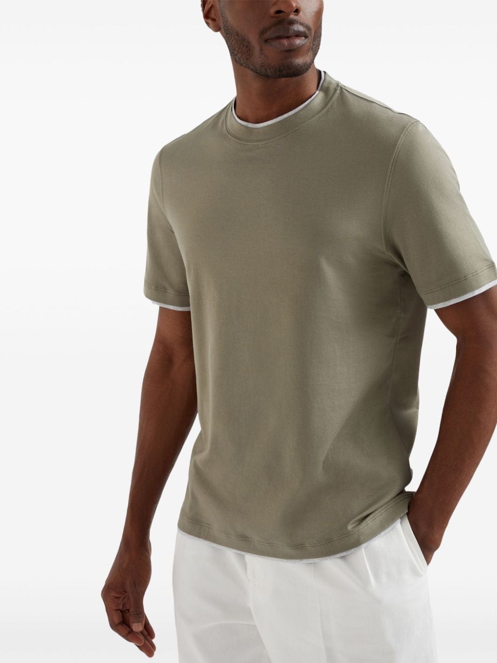 Brunello Cucinelli Brunello Cucinelli T-shirts and Polos Green