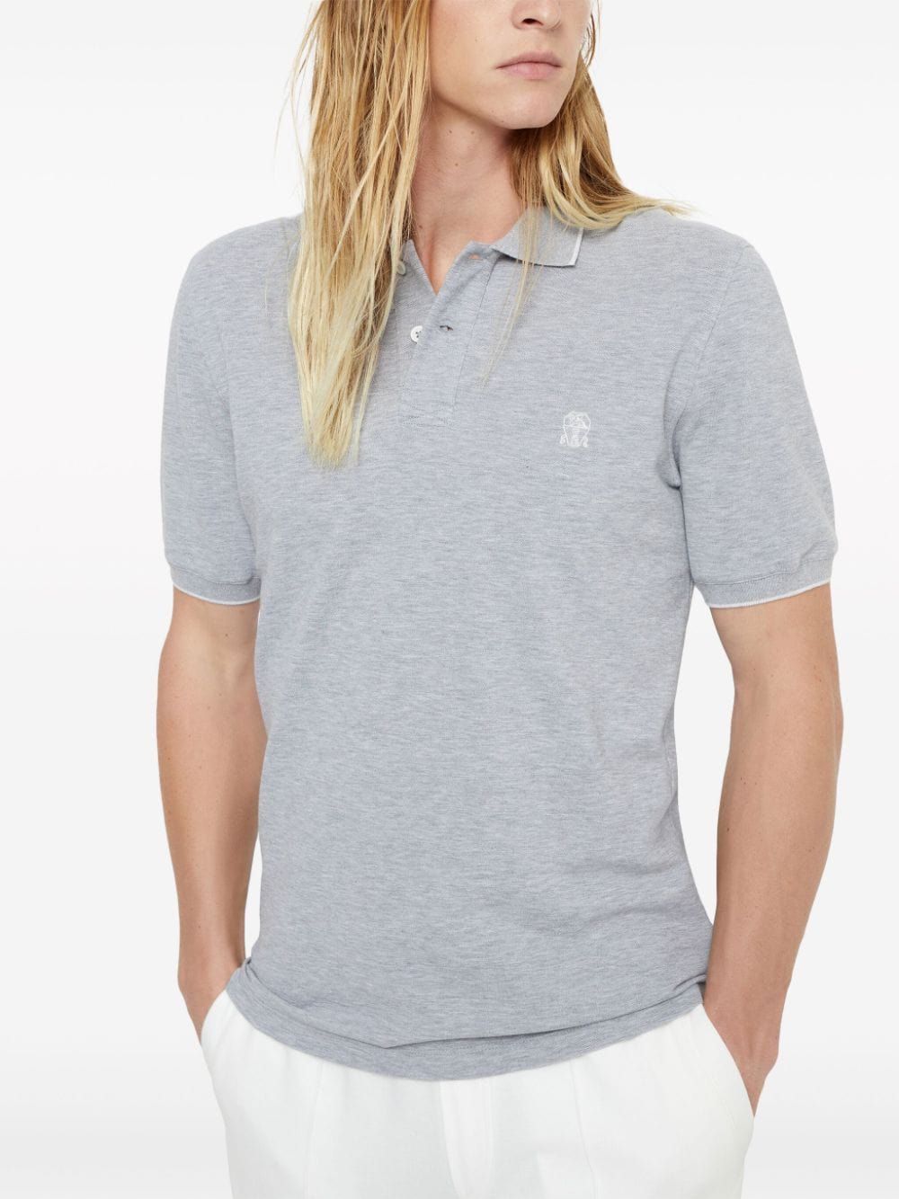 Brunello Cucinelli Brunello Cucinelli T-shirts and Polos Grey