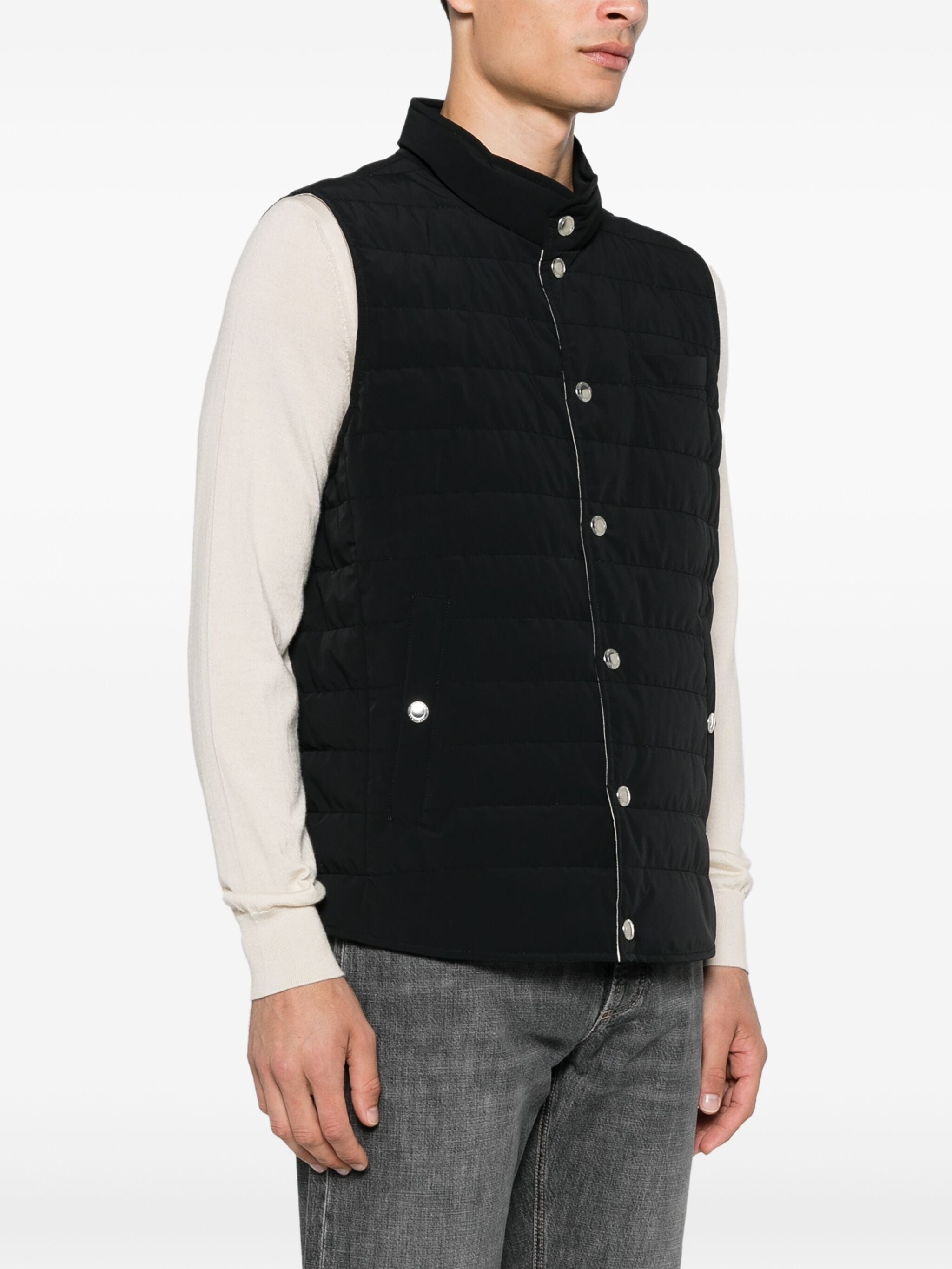 Brunello Cucinelli Taffeta Lightweight Gilet