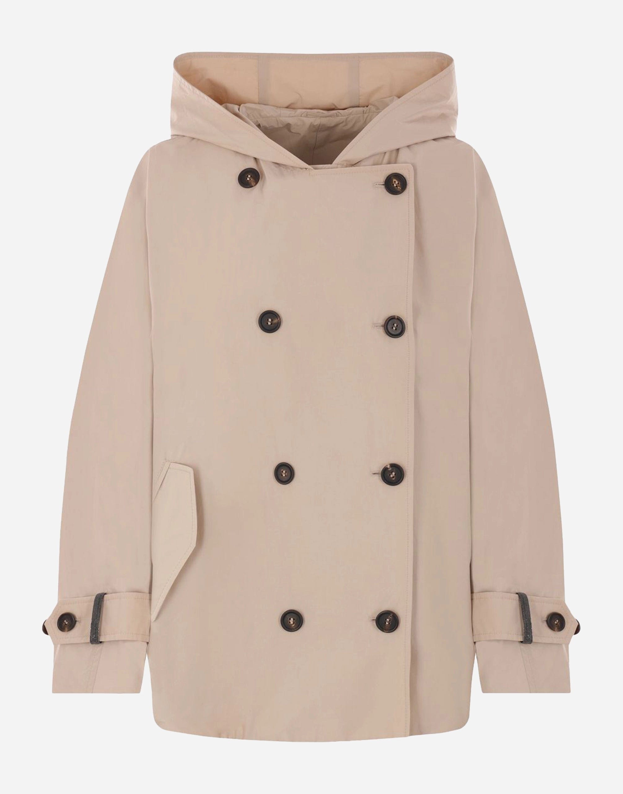 Brunello Cucinelli Taffeta Parka Coat