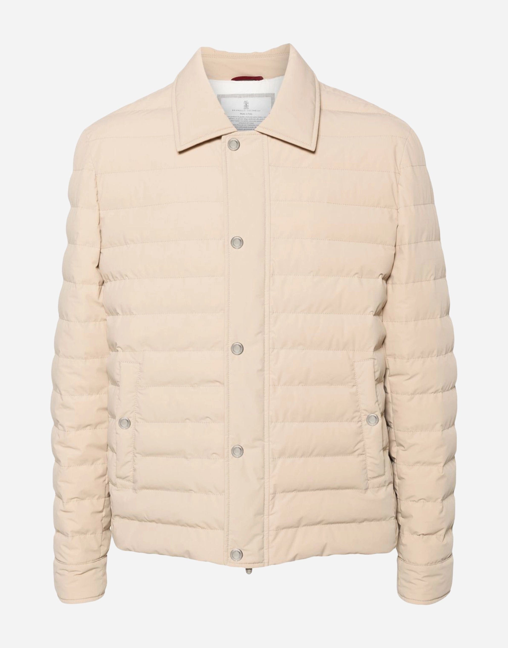 Brunello Cucinelli Taffeta Puffer Jacket