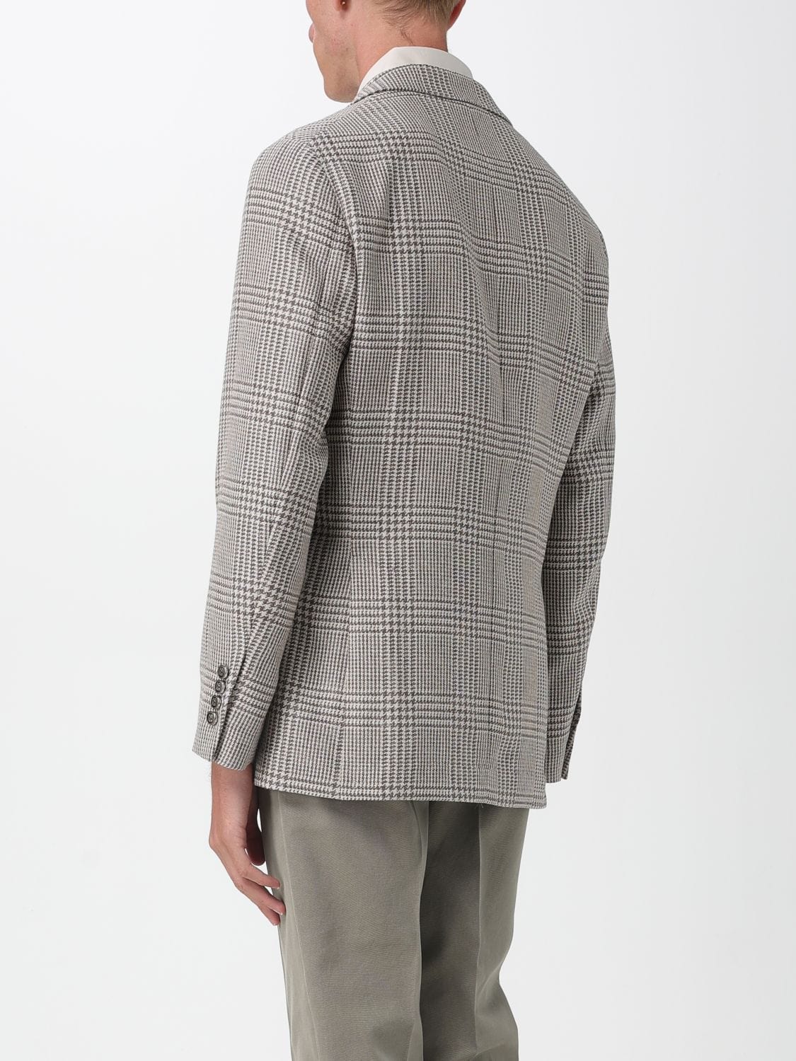 Brunello Cucinelli Tailored Houndstooth Blazer