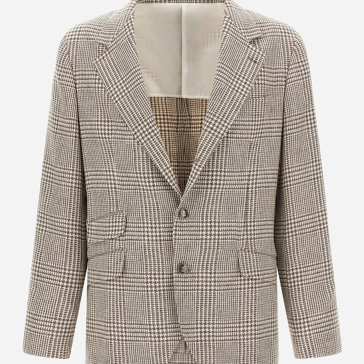 スーツ BRUNELLO CUCIBELLI 50 Brunello Cucinelli Double Breasted Blazer, Size 50 IT