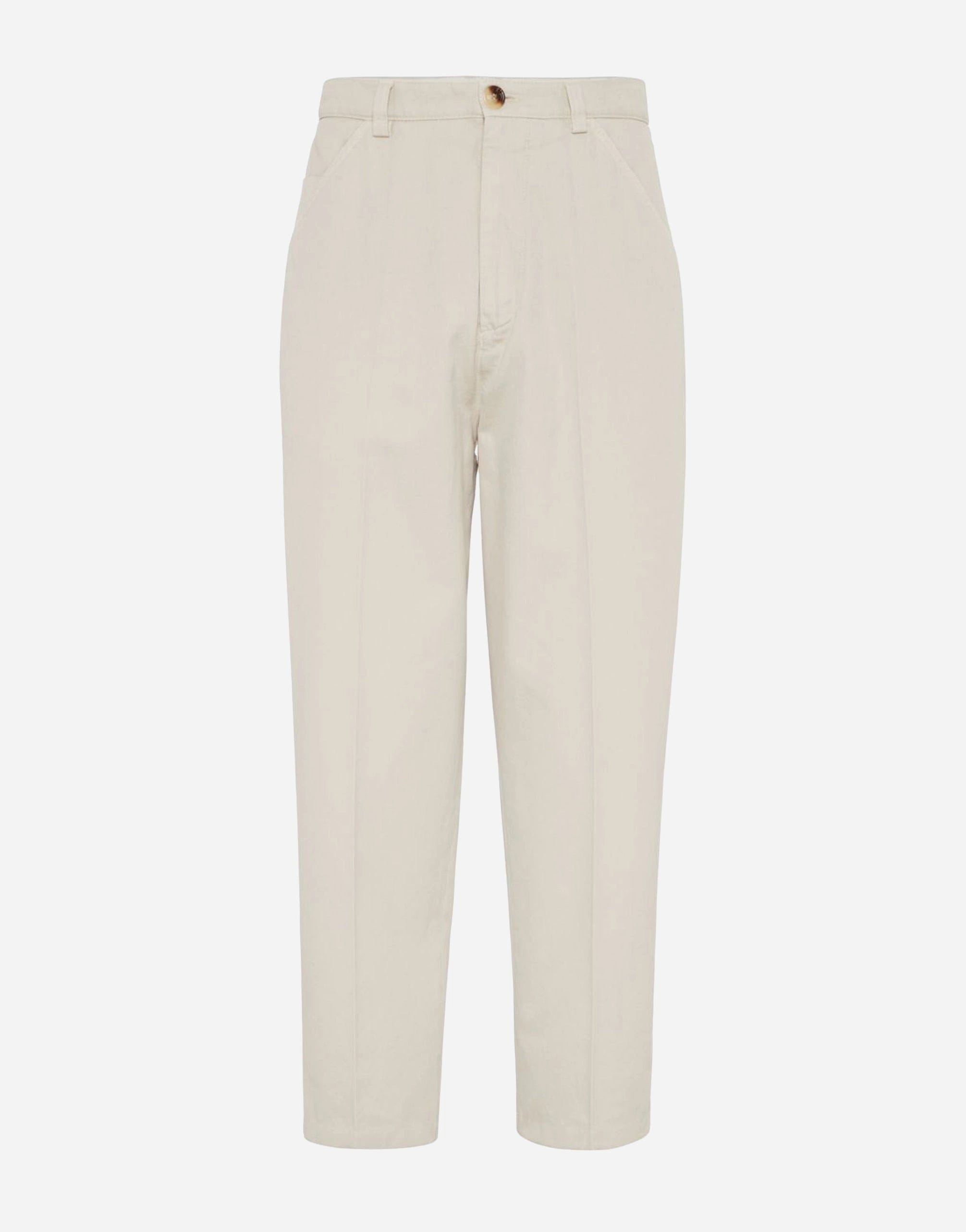 Brunello Cucinelli Tapered-Leg Chino Pants