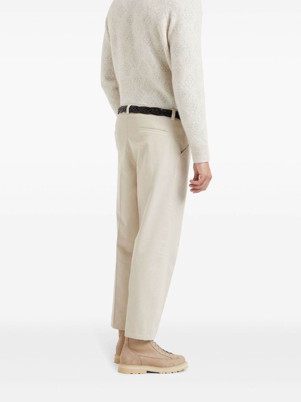 Brunello Cucinelli Tapered-Leg Chino Pants