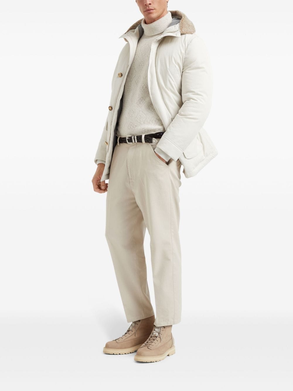 Brunello Cucinelli Tapered-Leg Chino Pants