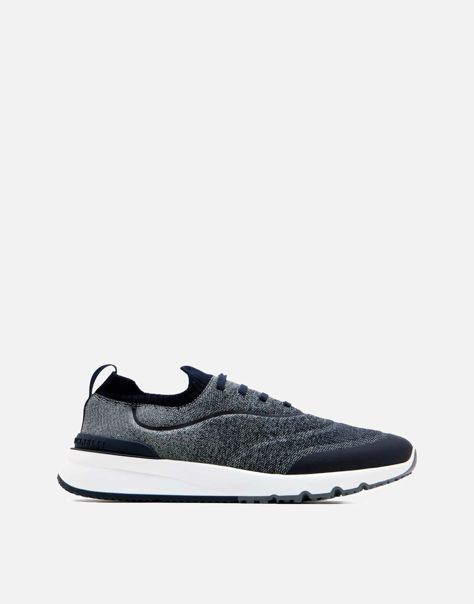 Brunello Cucinelli Techno Cotton Knit Heat-Bonded Sneakers