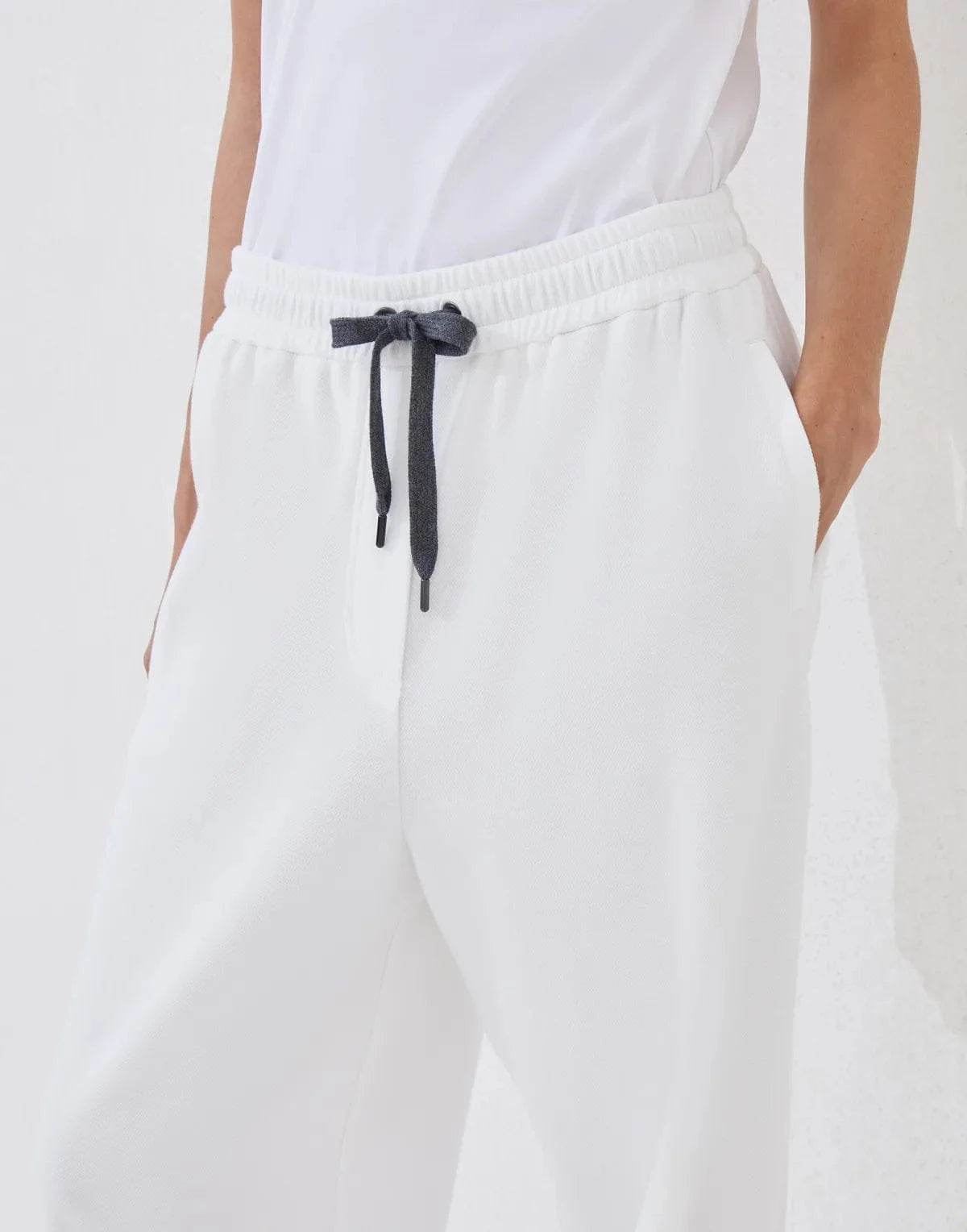 Brunello Cucinelli Techno Cotton Piqué Track Trousers