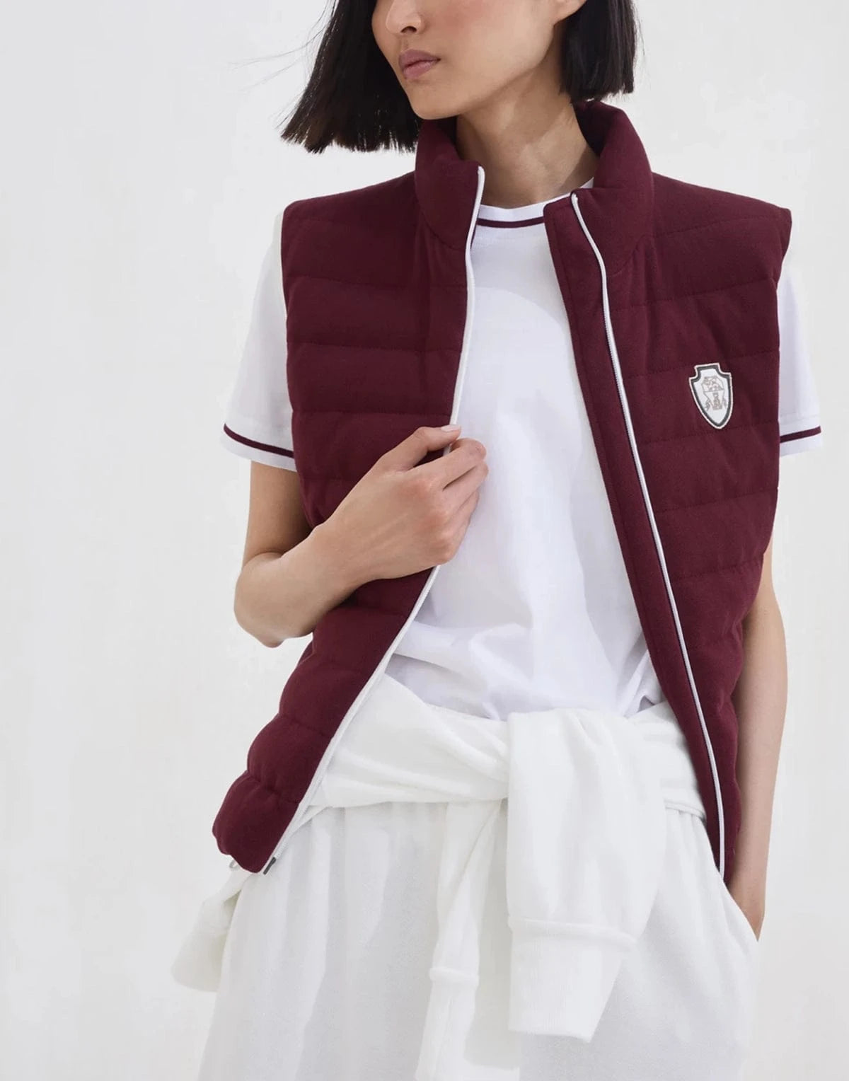 Brunello Cucinelli Techno Cotton Piqué Vest